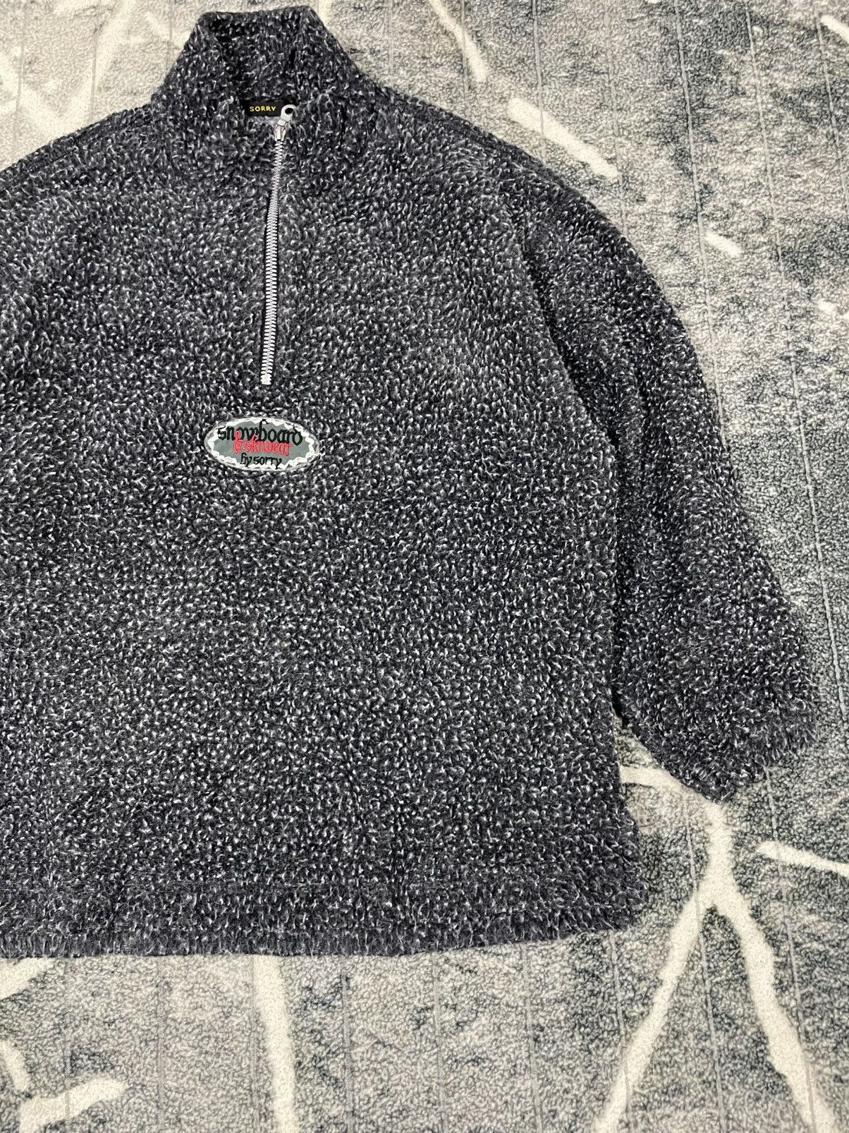 Japanese Brand SNOW BOARD HALF ZIPPER SWEATER Size US L / EU 52-54 / 3 - 3 Thumbnail
