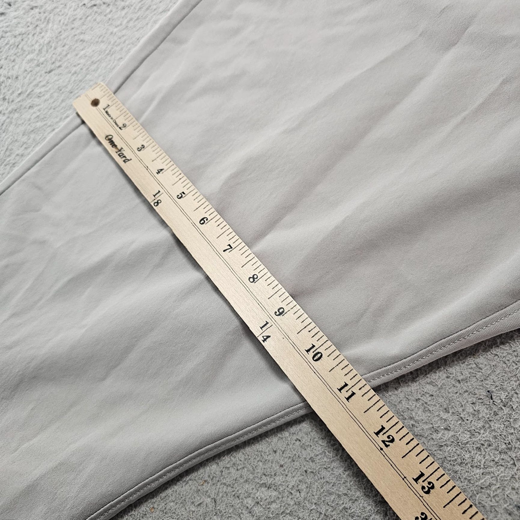 Vintage Public Rec Pants Mens 42x25 Grey Lightweight Stretch Performance Polyester Golf Pants Mens Gray Lightweight Stretch Polyester Golf Regular Fit 42x25 Size US 42 / EU 58 - 6 Thumbnail