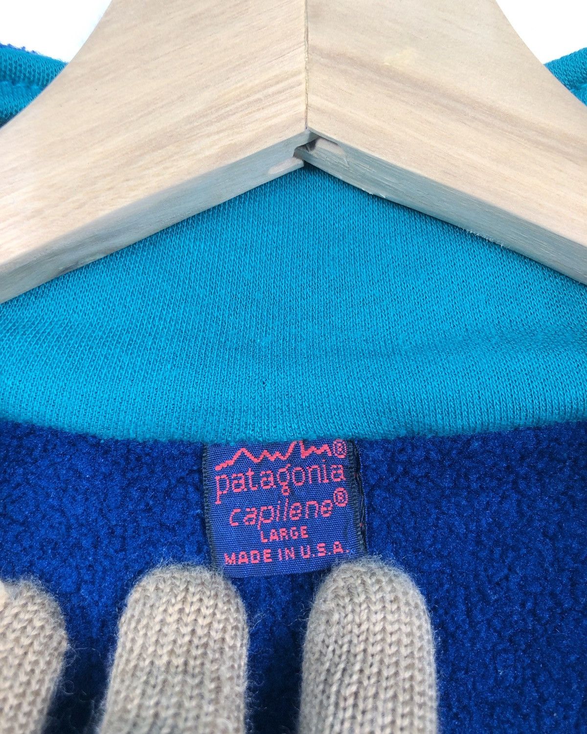 Patagonia × Vintage Rare Vintage Patagonia Half Zip Jumper Sweater Made in USA Size US L / EU 52-54 / 3 - 8 Thumbnail