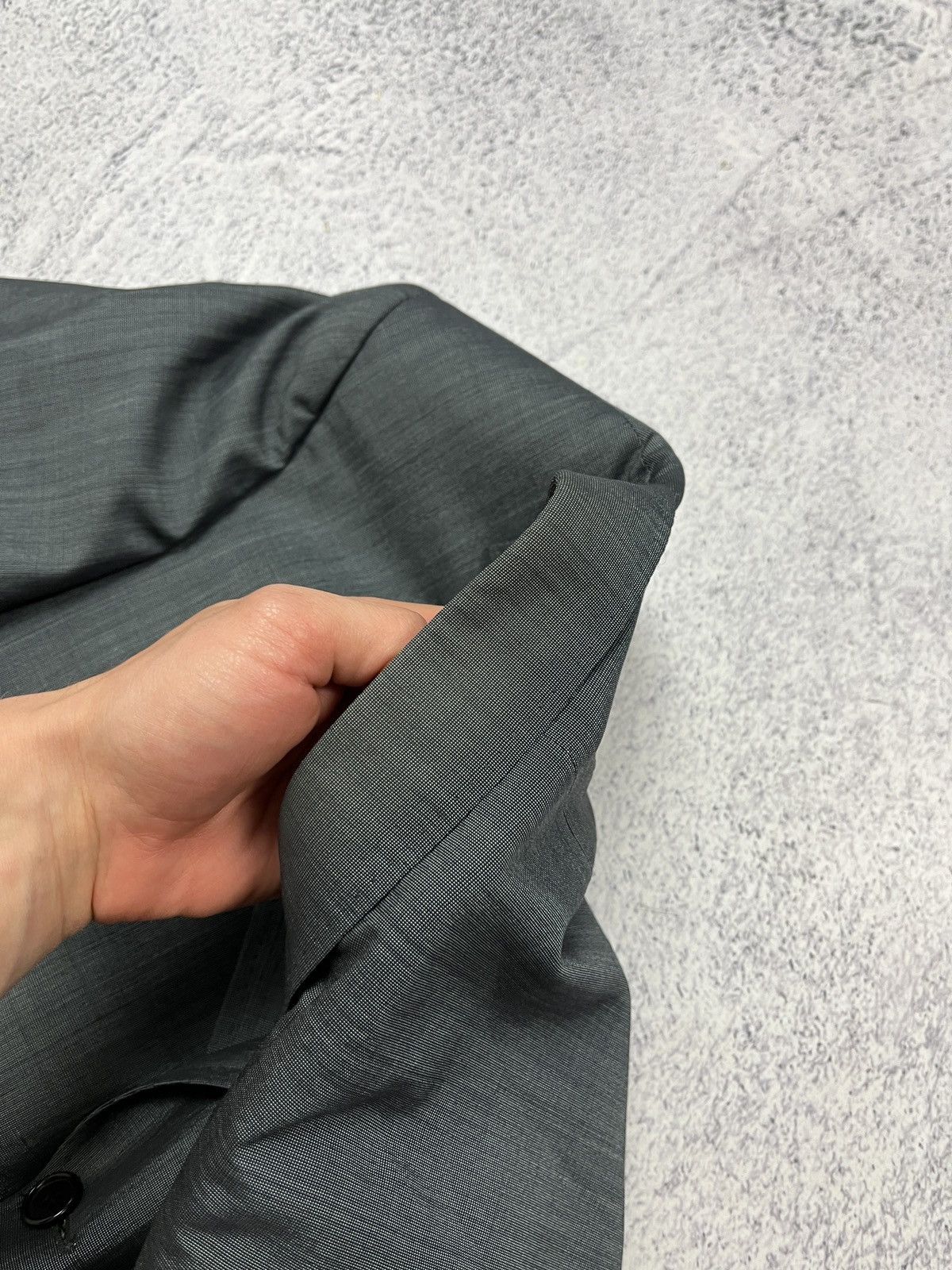 Canali Vintage Canali Wool Silk Suit Blazer Jacket And Pants Size 50R - 13 Thumbnail