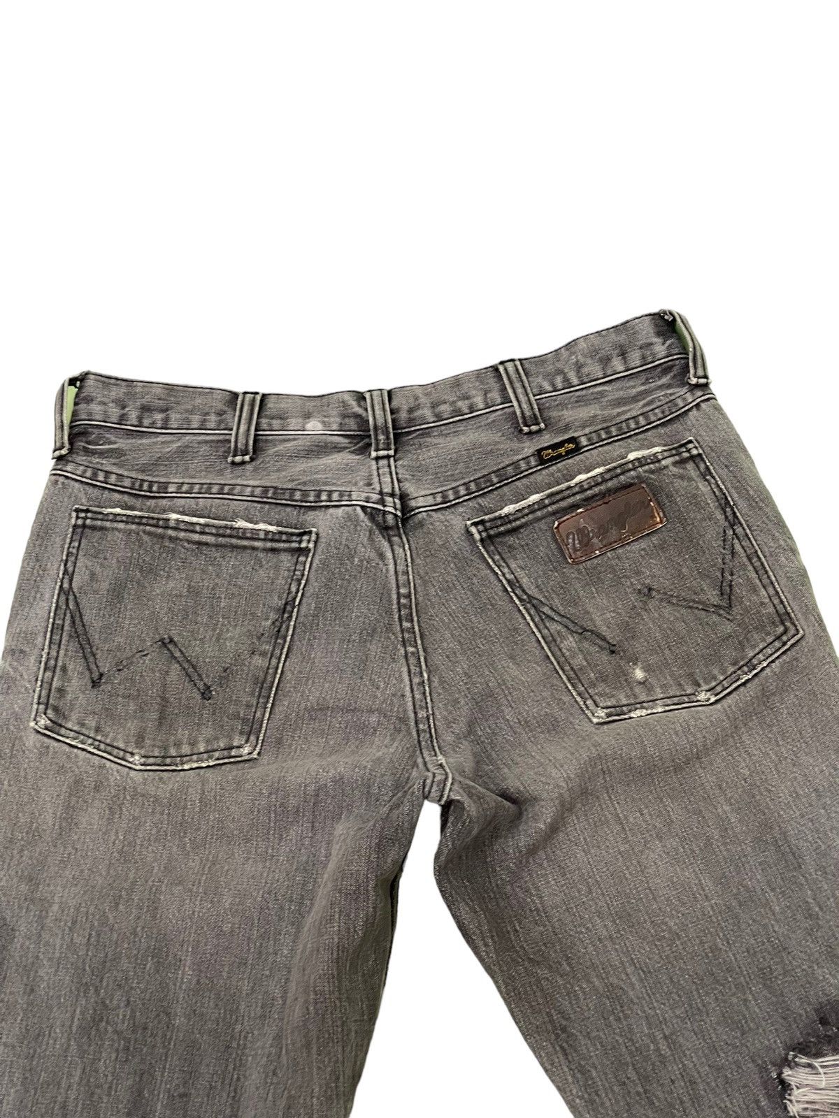 Japanese Brand Flare Jeans Vtg Wrangler Faded Distress Boot Cut 7🟦0 Size US 30 / EU 46 - 17 Thumbnail