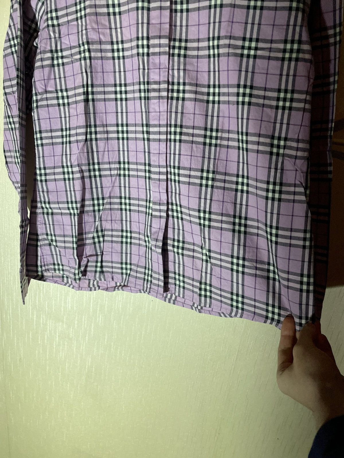 Burberry × Vintage Burberry London Nova check vintage streetwear shirt Size L / US 10 / IT 46 - 10 Thumbnail