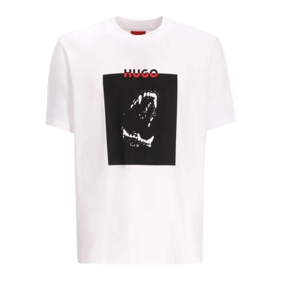 Hugo Boss HUGO BOSS Men T-Shirts 50542734 100 WHITE Size US M / EU 48-50 / 2 - 1 Thumbnail