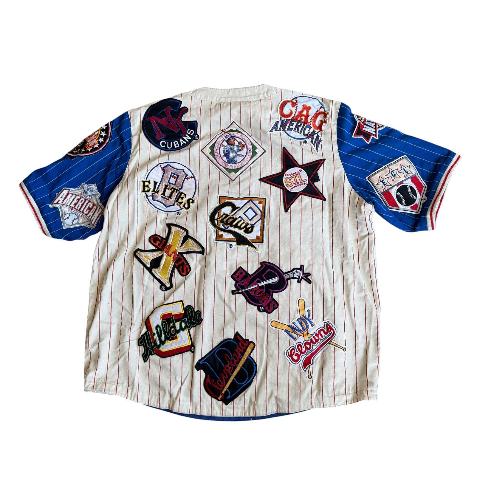Jeff Hamilton Vintage Negro Leagues Baseball Jersey Jeff Hamilton Mens 4XL Size US XXL / EU 58 / 5 - 4 Thumbnail