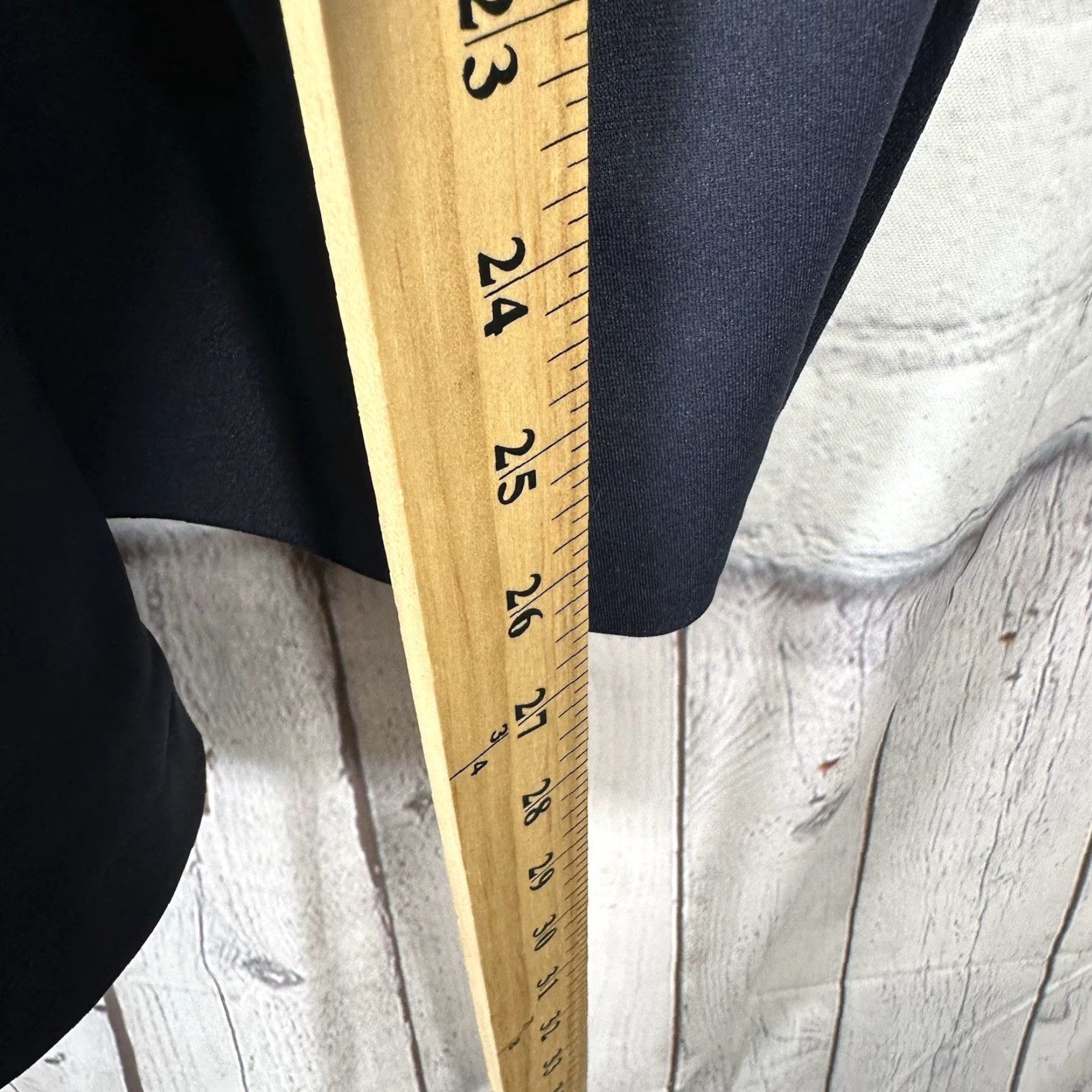 Vintage Twillory Blazer Sport Coat Mens 44L Blue Solid Long Jacket Notch Lapel Double-Vented Stretch Performance Size 44R - 6 Thumbnail