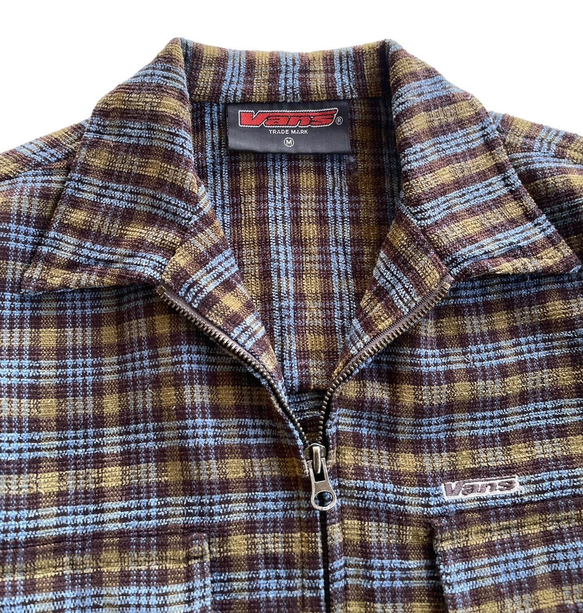 Vans × Vintage Vans Zipper Plaid Shirt Size US M / EU 48-50 / 2 - 6 Thumbnail