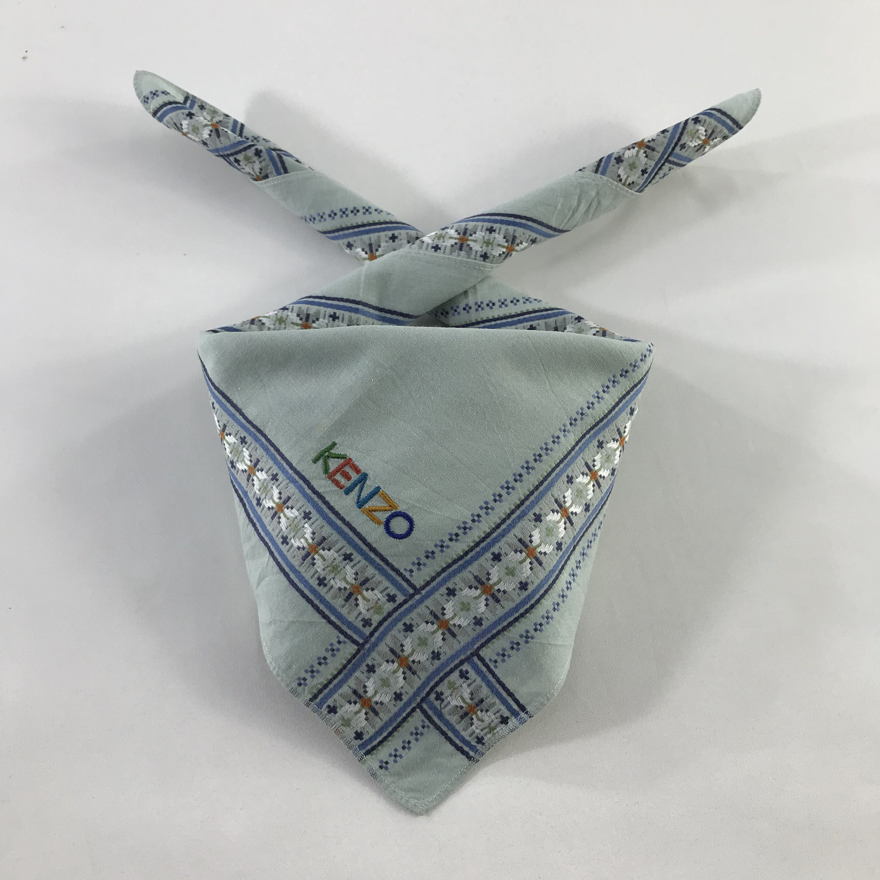 Kenzo × Vintage Kenzo Bandana / Handkerchief / Neckerchief - S417 Size ONE SIZE - 3 Thumbnail