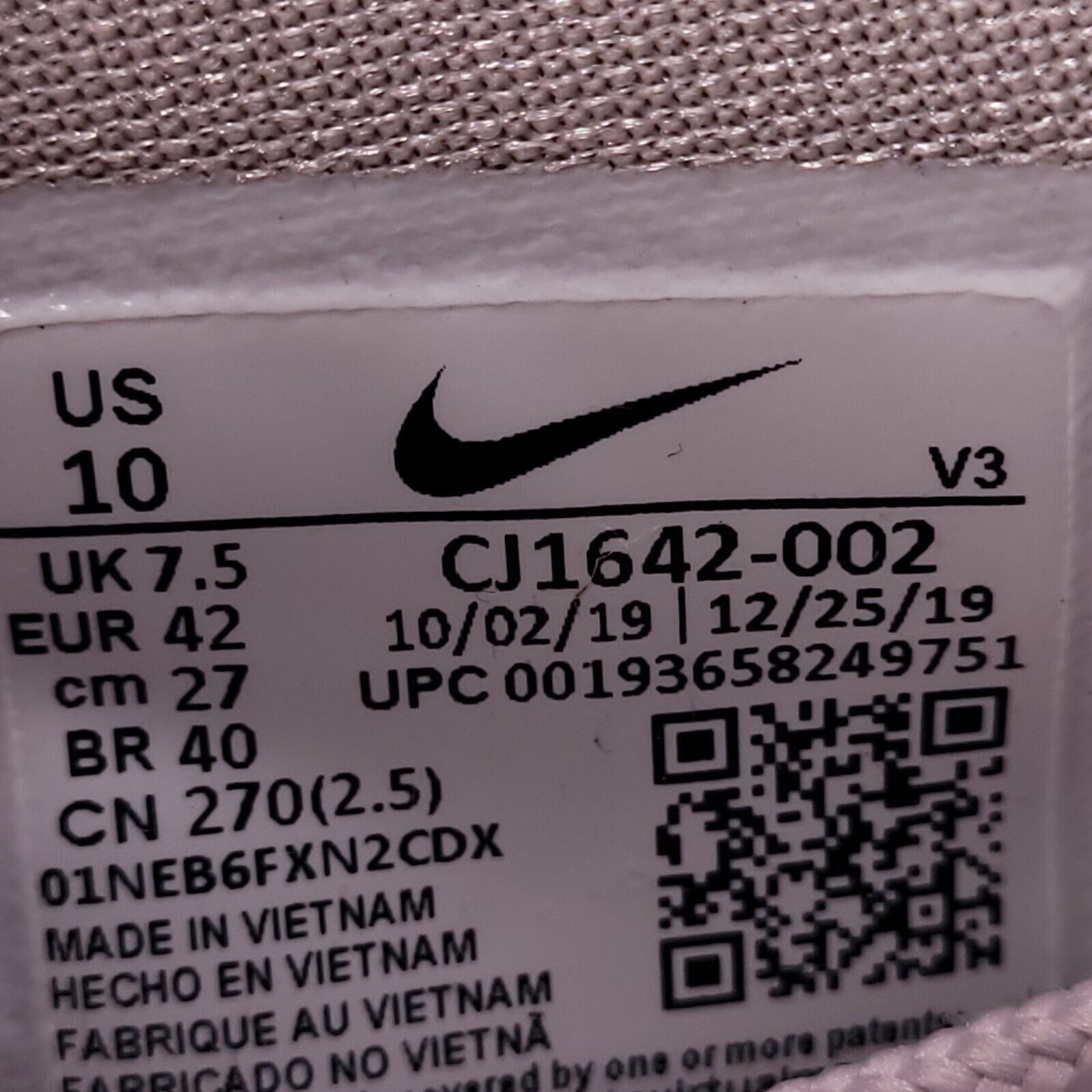Nike Nike Air Force 1 Sage Shoe Womens Size 10 CJ1642-002 Pink Size US 10 / IT 40 - 8 Thumbnail