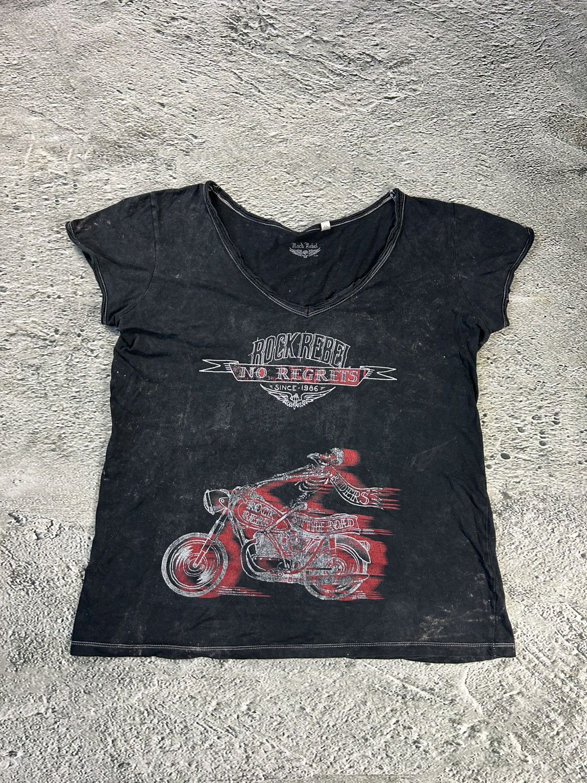 Vintage T-shirt Rock rebel affliction semetary unique rare archive Size XL / US 12-14 / IT 48-50 - 1 Thumbnail