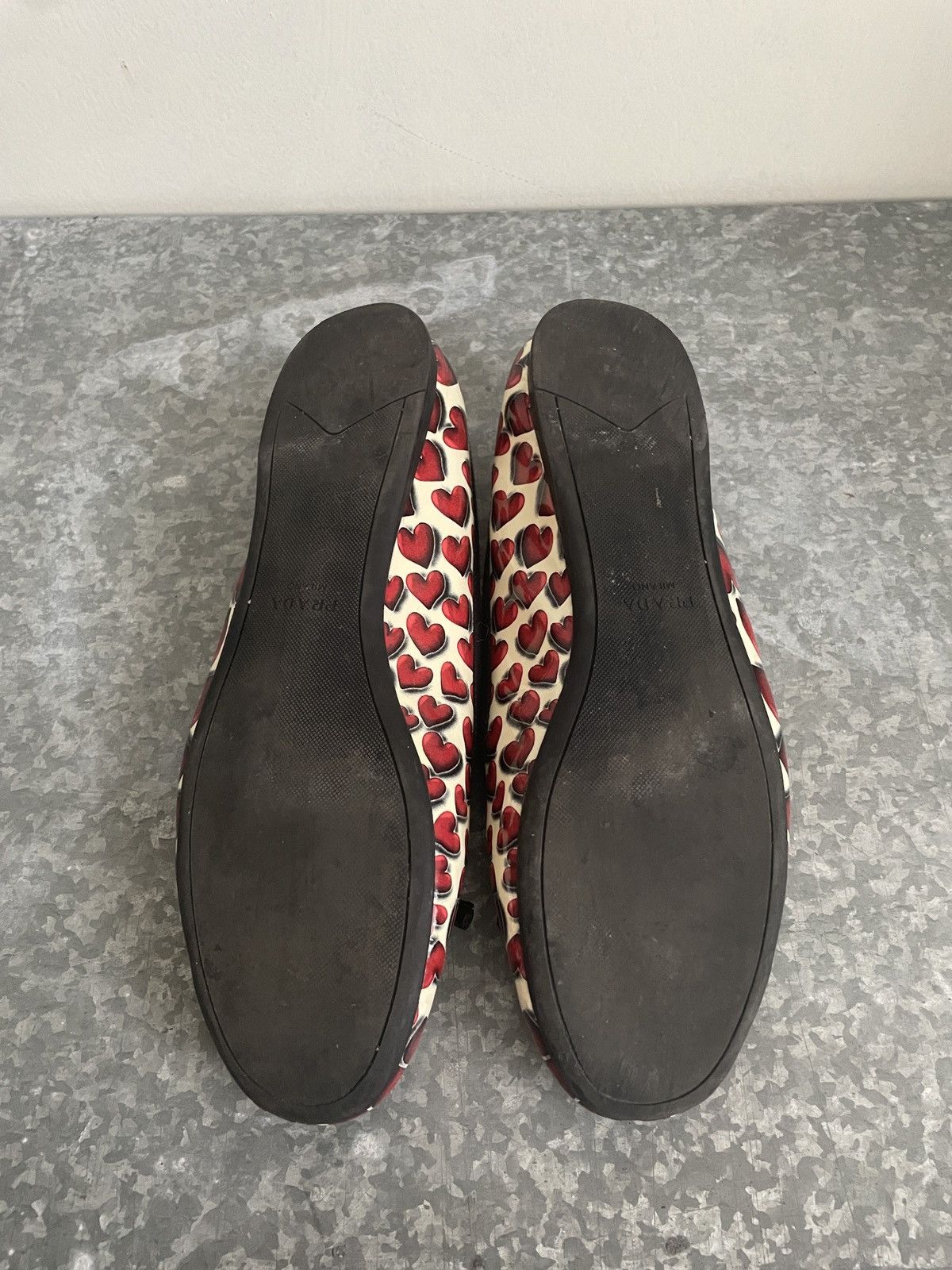 Prada PRADA S/S 2000 HEART BALLET FLATS Size US 6 / IT 36 - 7 Thumbnail