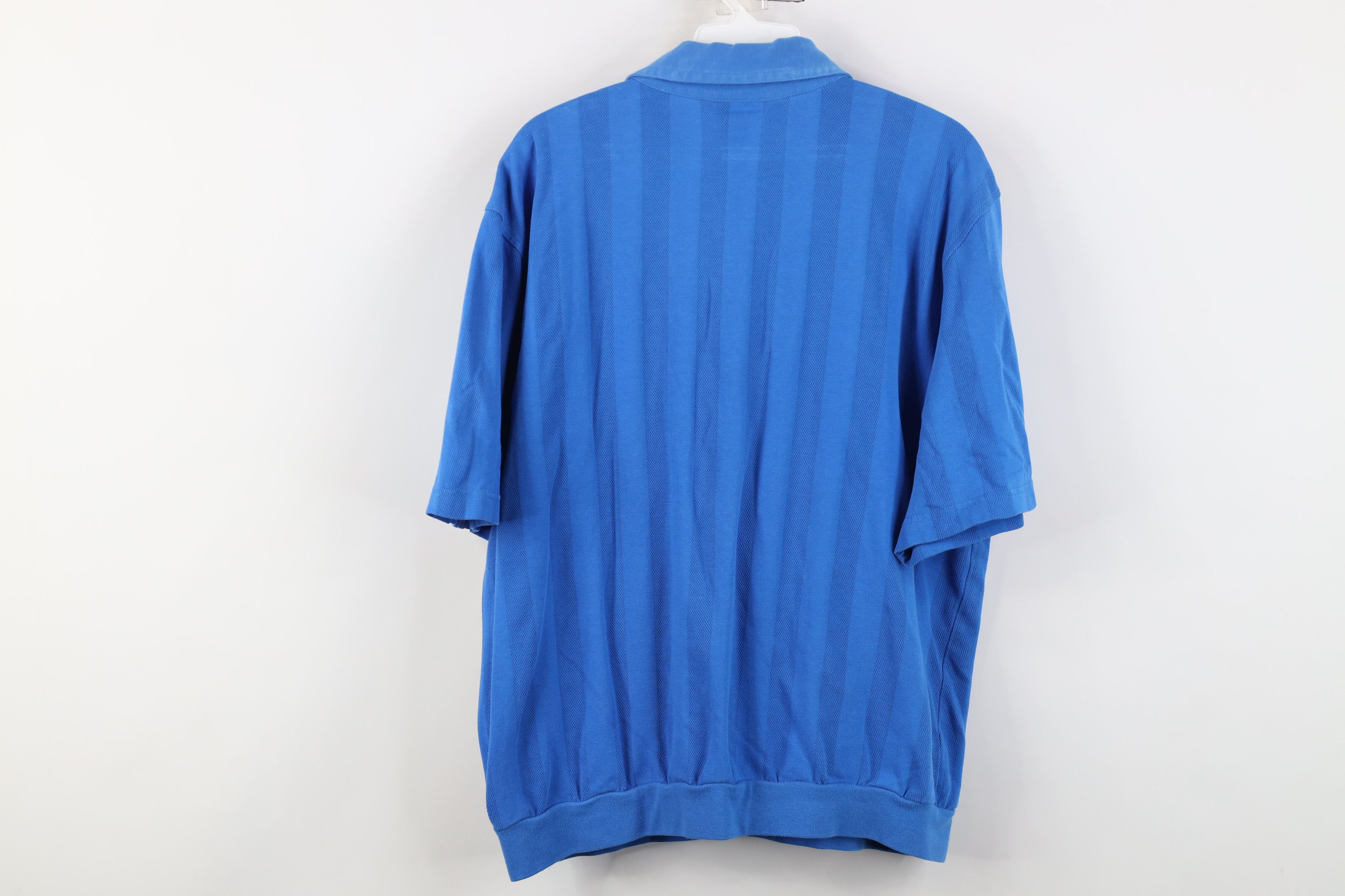 Vintage Vintage 90s Streetwear Vented Striped Pullover Polo Shirt Size US L / EU 52-54 / 3 - 11 Thumbnail