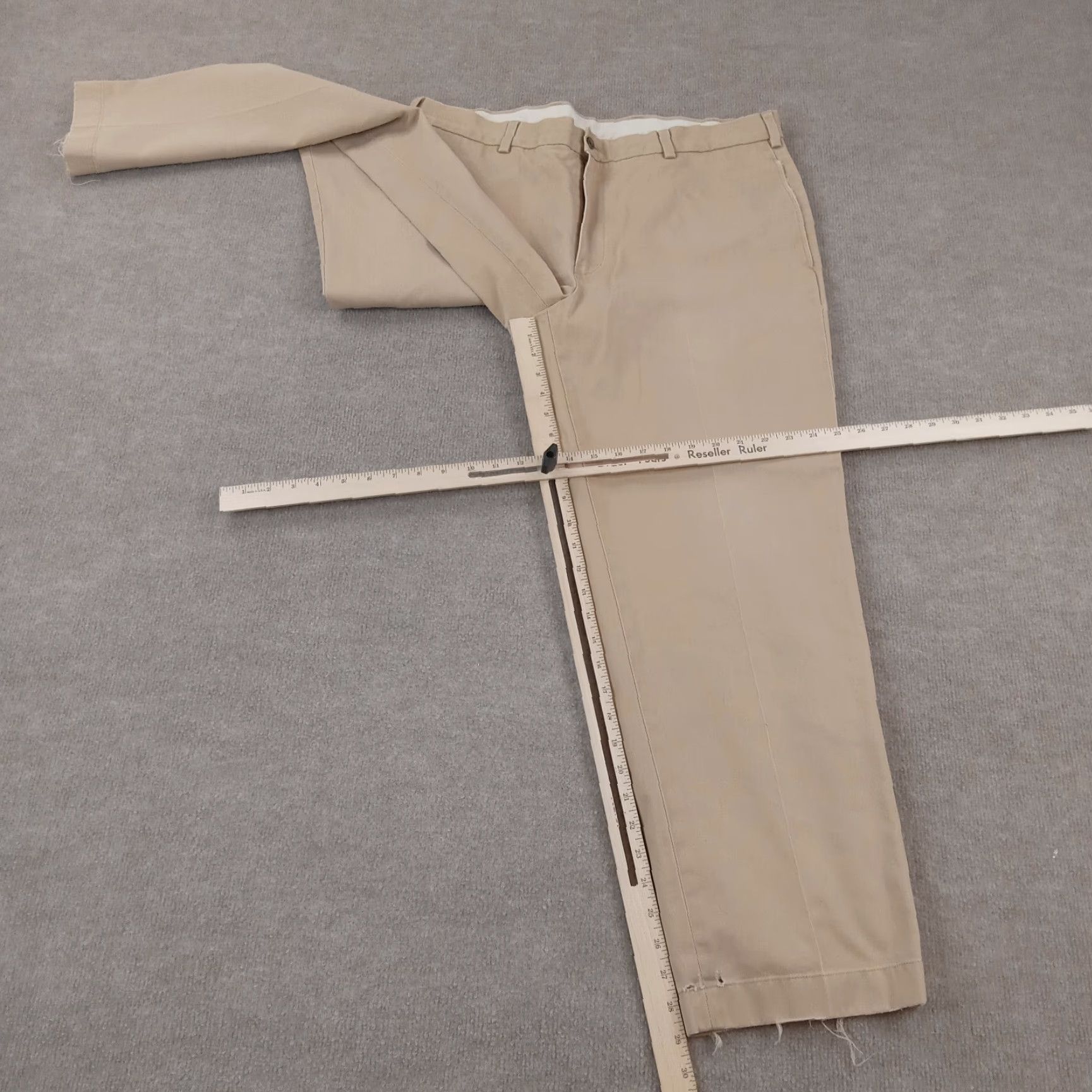 Brooks Brothers Brooks Brothers Mens Chino Pants Beige Flat Front Straight Leg 38x30 Size US 36 / EU 52 - 2 Thumbnail