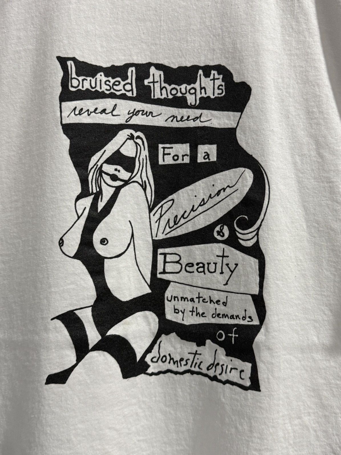 Vintage Vintage Bruised Thoughts Nekad Girl Tee Size US L / EU 52-54 / 3 - 1 Thumbnail