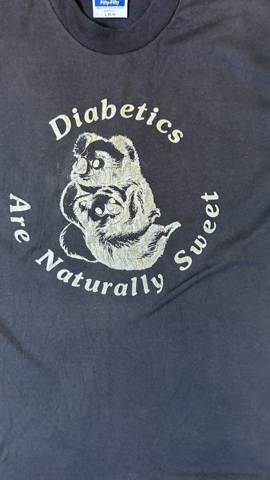 Vintage VINTAGE DIABETICS TEE Size US M / EU 48-50 / 2 - 2 Thumbnail