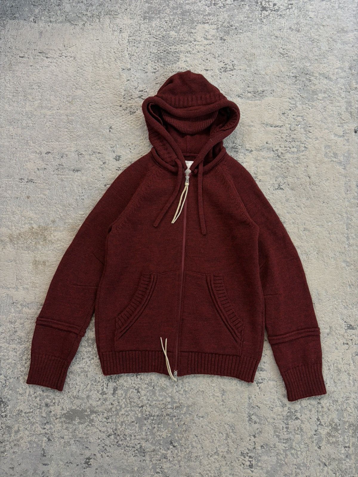 Undercover AW10 Knit Ear Muff Leather Elbow Hoodie Size US M / EU 48-50 / 2 - 1 Thumbnail