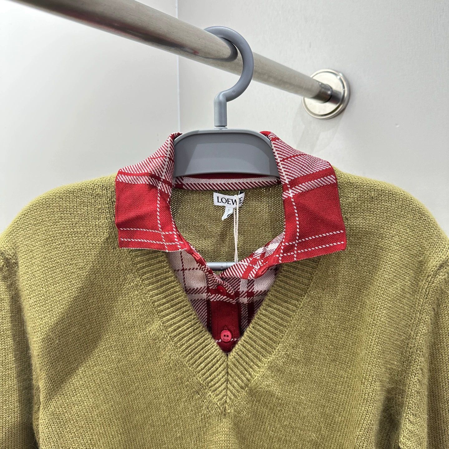 Loewe Loewe 24SS mar349 colorblock knit sweater XS Size XS / US 0-2 / IT 36-38 - 3 Thumbnail