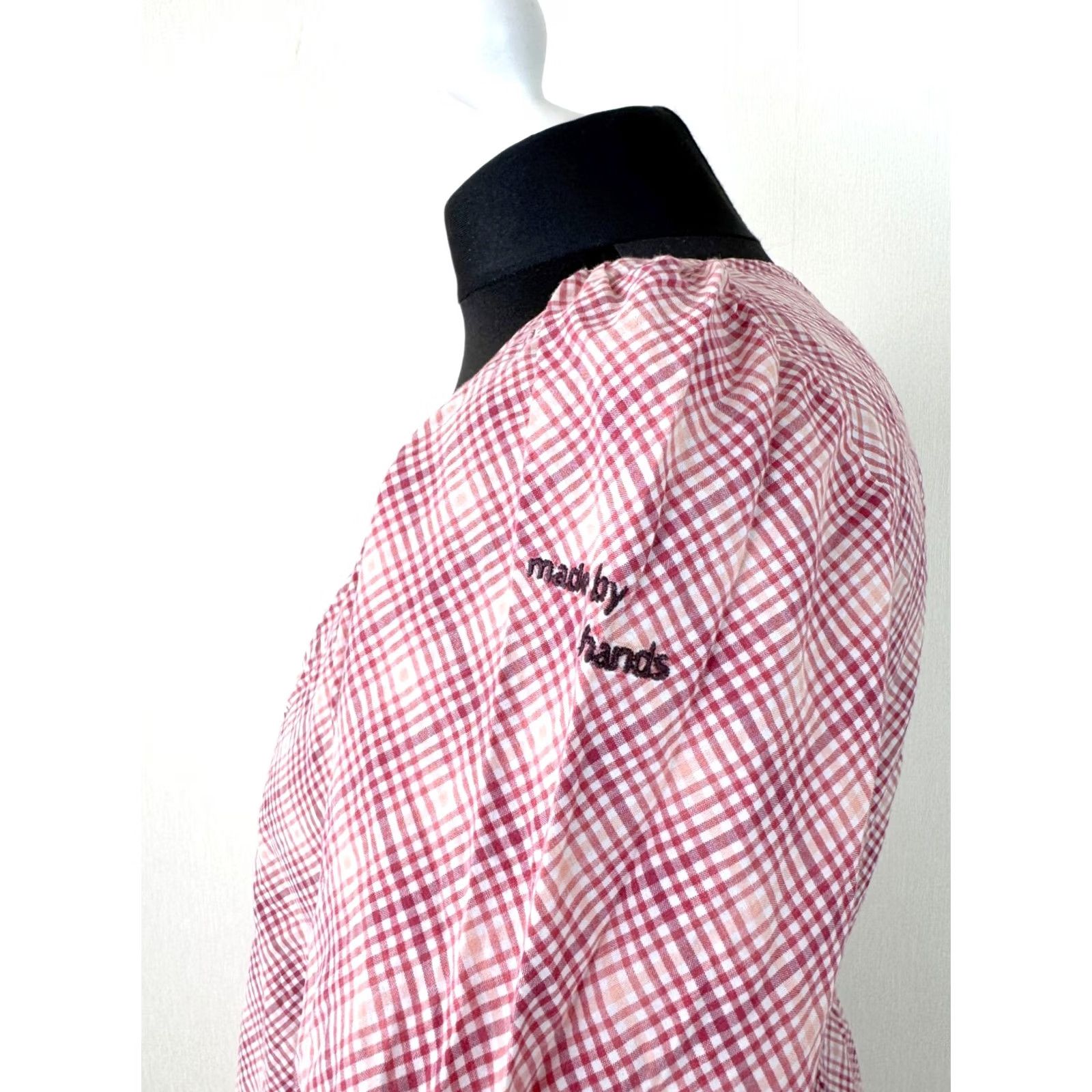Vintage Odd Molly Blouse Shirt 3 Pink Womens Short Sleeve Tunic 80 cm 55 cm Size XS / US 0-2 / IT 36-38 - 2 Thumbnail