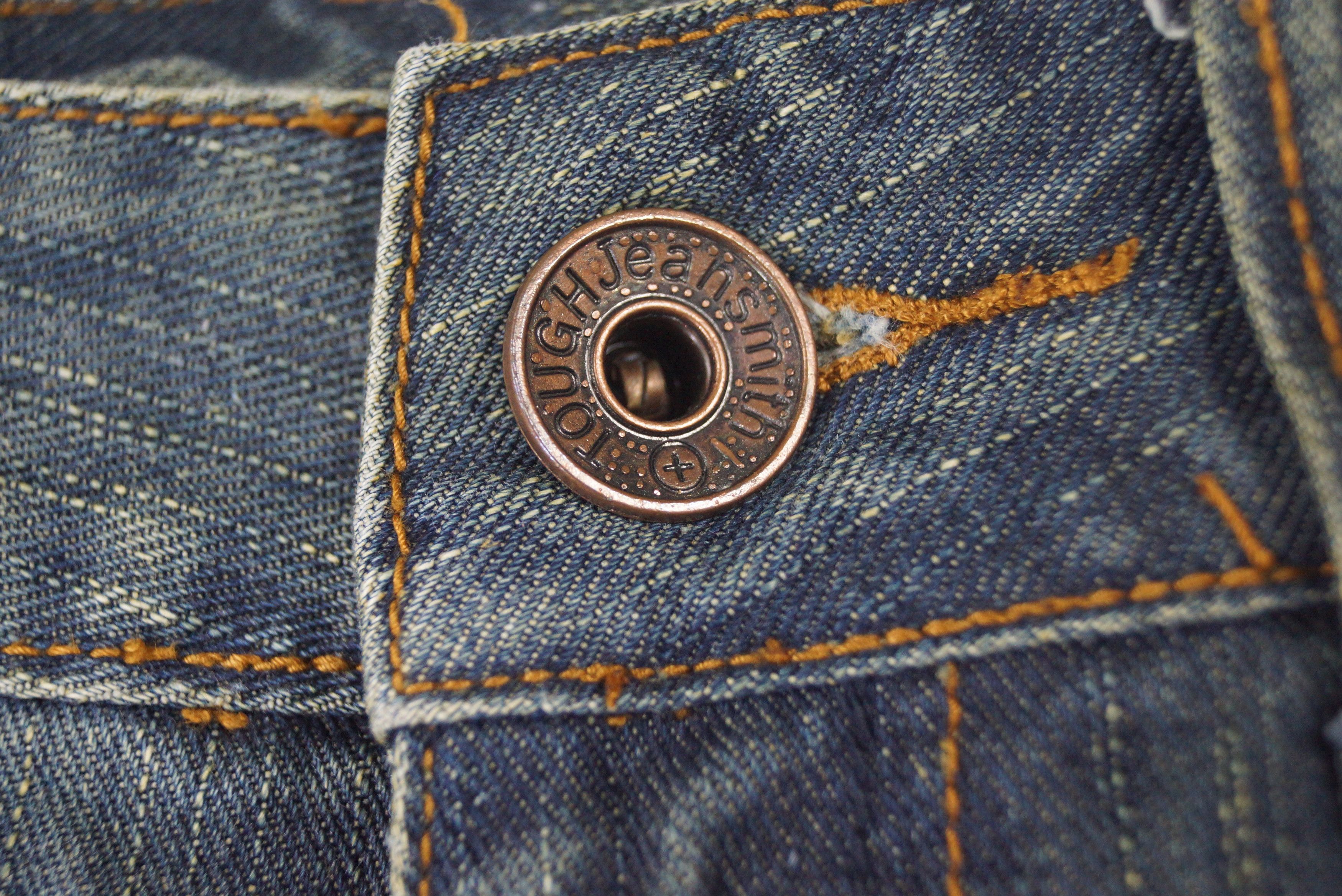 Other Rare Denim Tough Jeansmith Nice Design Size US 35 - 3 Thumbnail