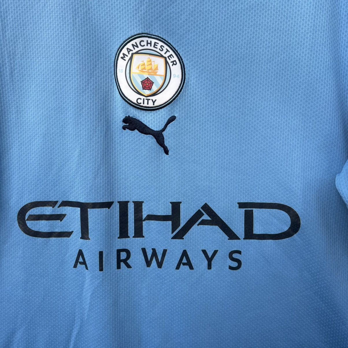 Puma MANCHESTER CITY 2022 2023 HOME FOOTBALL SHIRT Soccer JERSEY Size US M / EU 48-50 / 2 - 5 Thumbnail