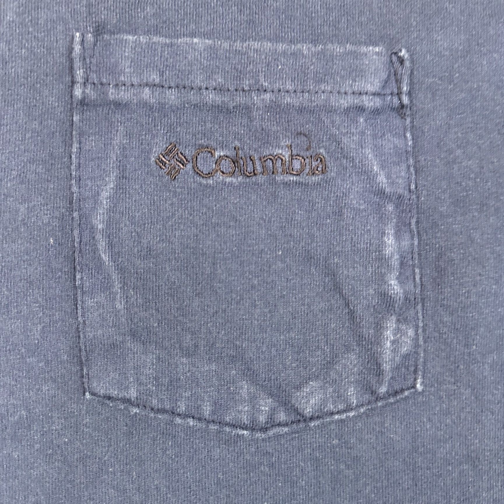 Vintage VINTAGE Columbia T-Shirt Mens L Blue 90s Cotton Outdoors Made In USA Size US L / EU 52-54 / 3 - 3 Thumbnail