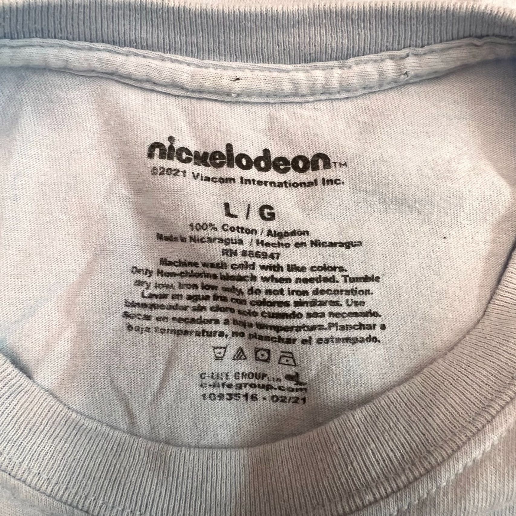 Nickelodeon RUGRATS T Shirt Mens Blue Size L Nickelodeon Logo Tee Adult Large Blue Graphic 90s Theme Mens Size US L / EU 52-54 / 3 - 5 Thumbnail
