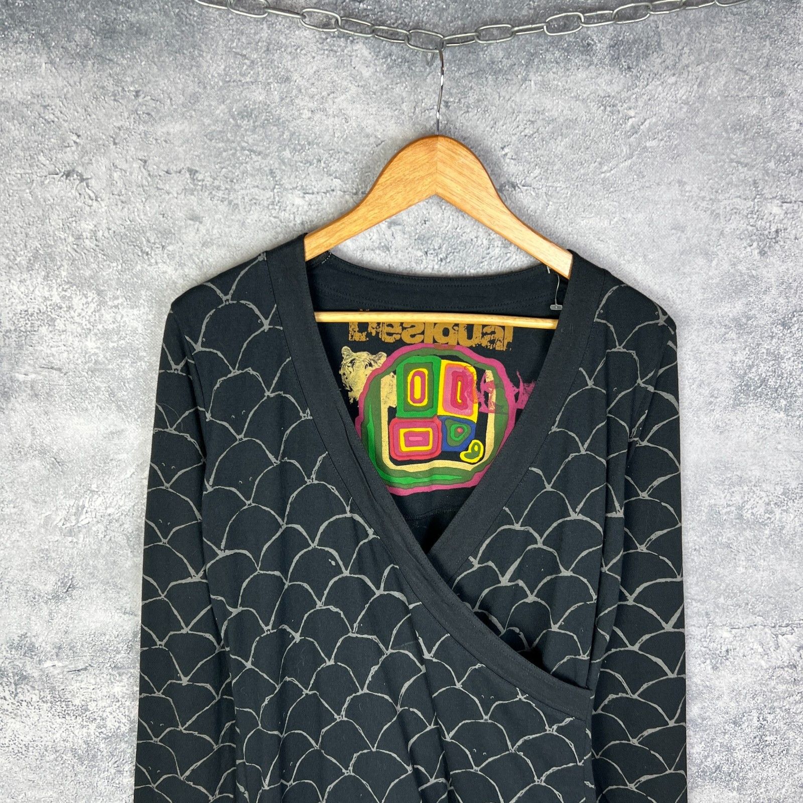 Desigual Desigual Dress Women's Size XL Multicolor Long Sleeve` Size XL / US 12-14 / IT 48-50 - 2 Thumbnail