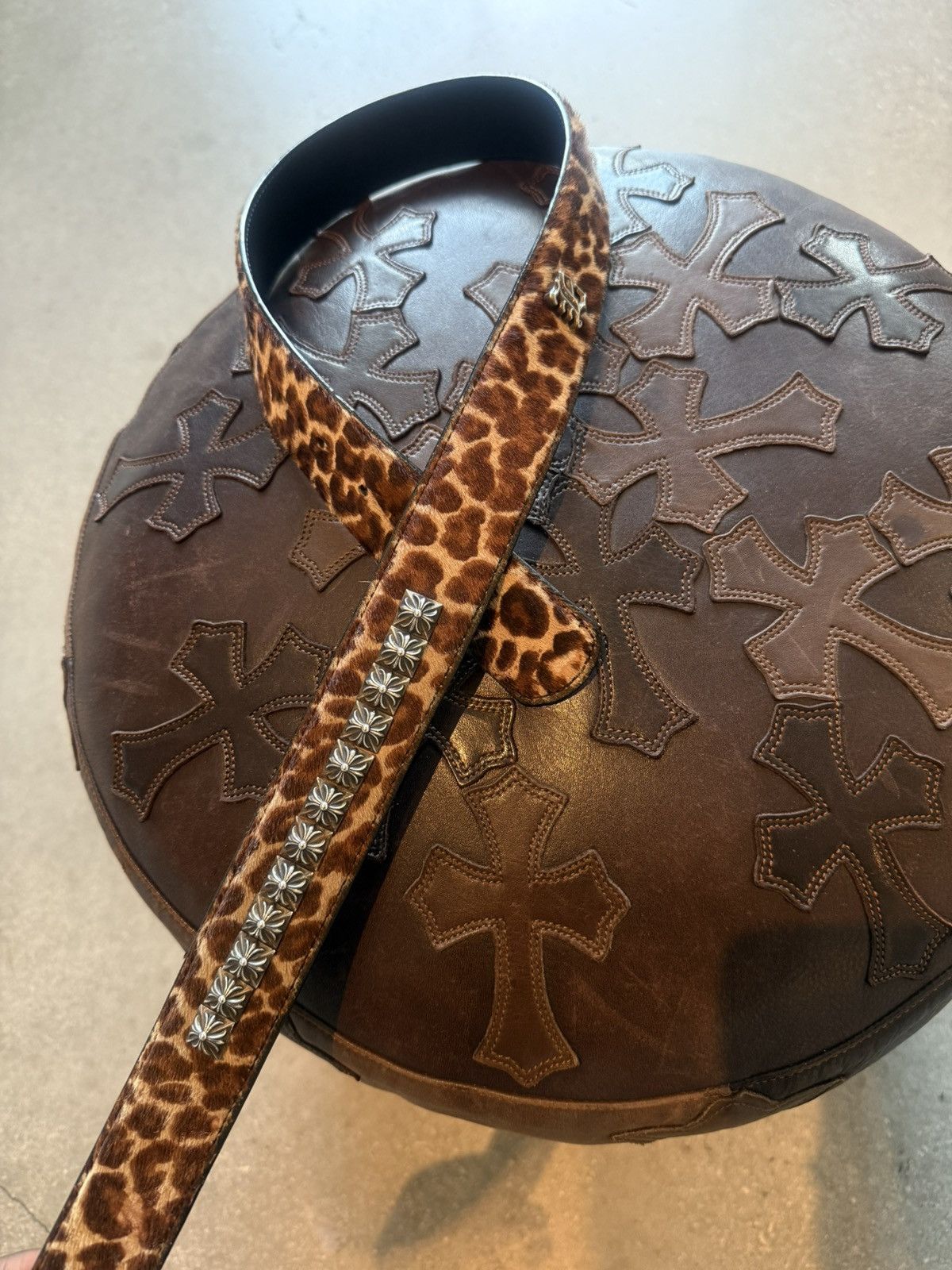 CHROME HEARTS X BELLA HADID CHEETAH STRAP
