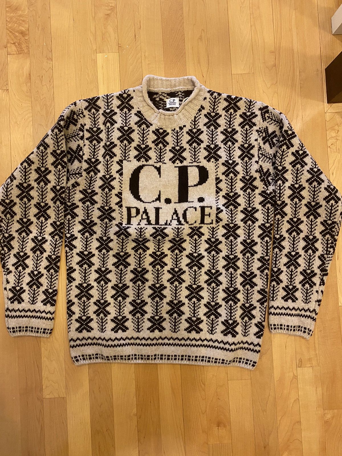 C.P. Company × Palace Palace x C.P. Company Lambswool Knit Sweater Size US M / EU 48-50 / 2 - 2 Thumbnail