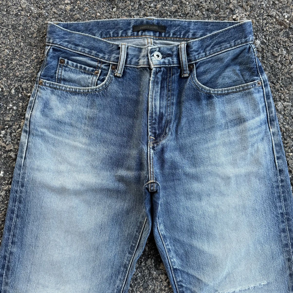 Jean VINTAGE JAPANESE DENIM STRAIGHT FADED JEAN PANTS Size US 32 / EU 48 - 3 Thumbnail