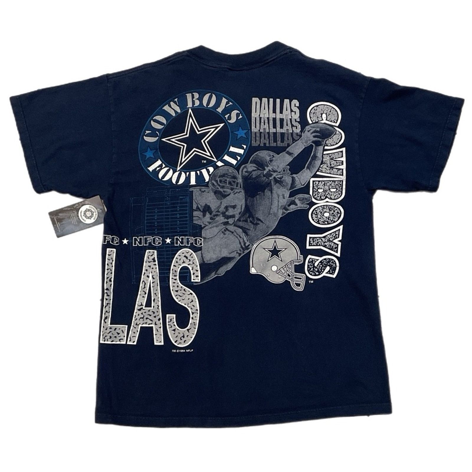 Vintage Competitor Dallas T-Shirt 1994 Size US L / EU 52-54 / 3 - 2 Thumbnail