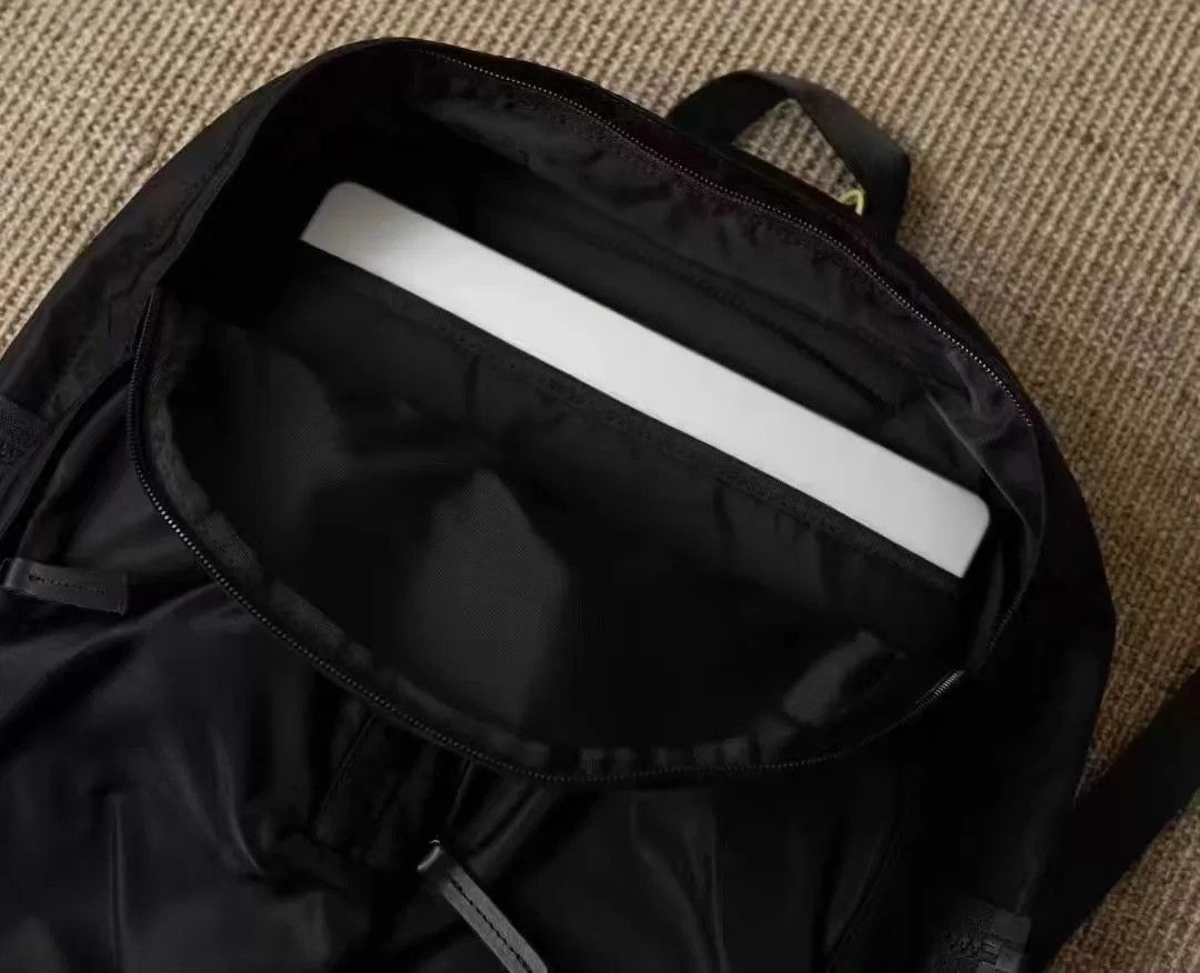 Hender Scheme Hender Scheme 2-Pocket Backpack Handmade Black Nylon Calf Size ONE SIZE - 7 Thumbnail