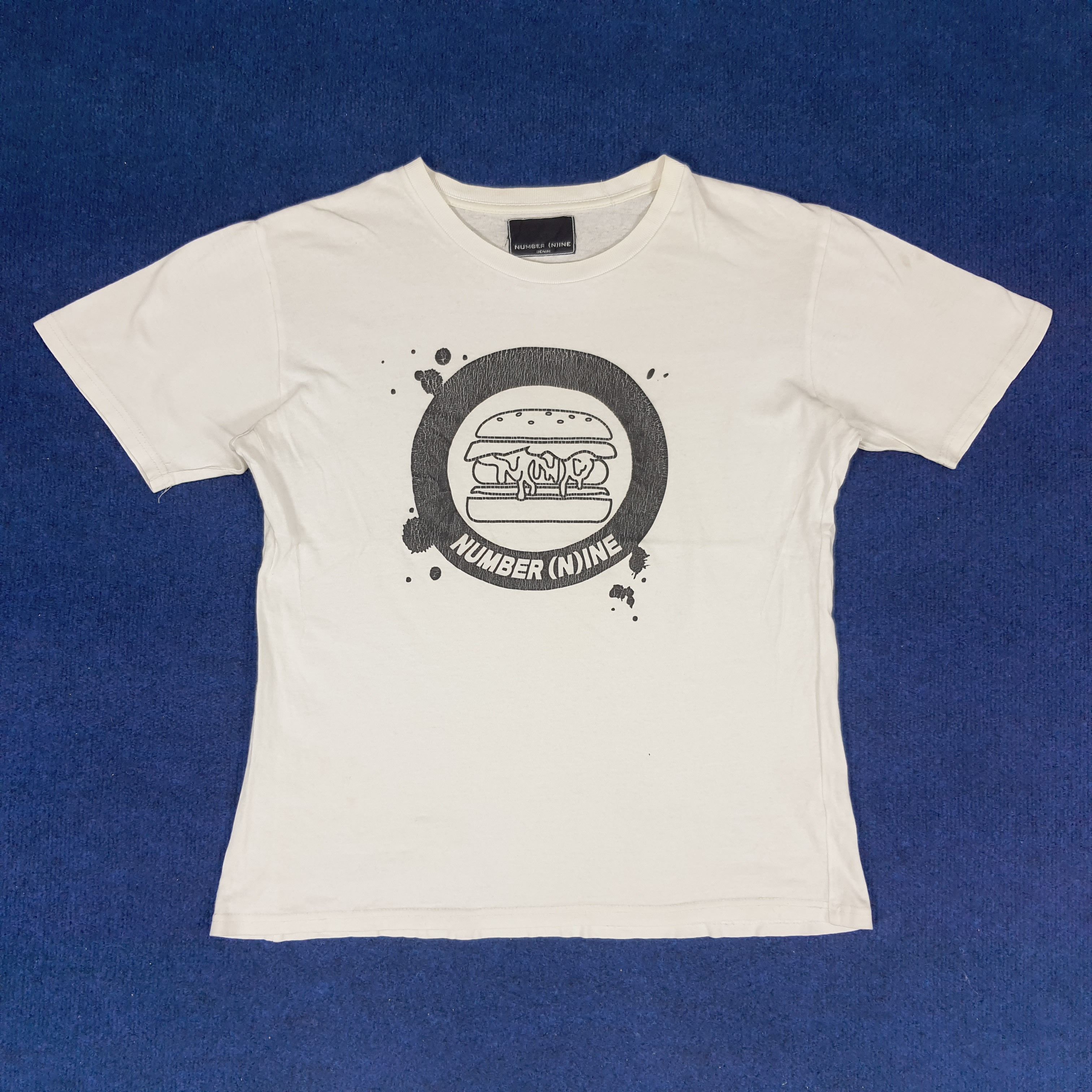 Number (N)ine × Vintage Vintage Number Nine Denim Burger Japanese Brand T-shirt Size US L / EU 52-54 / 3 - 1 Thumbnail