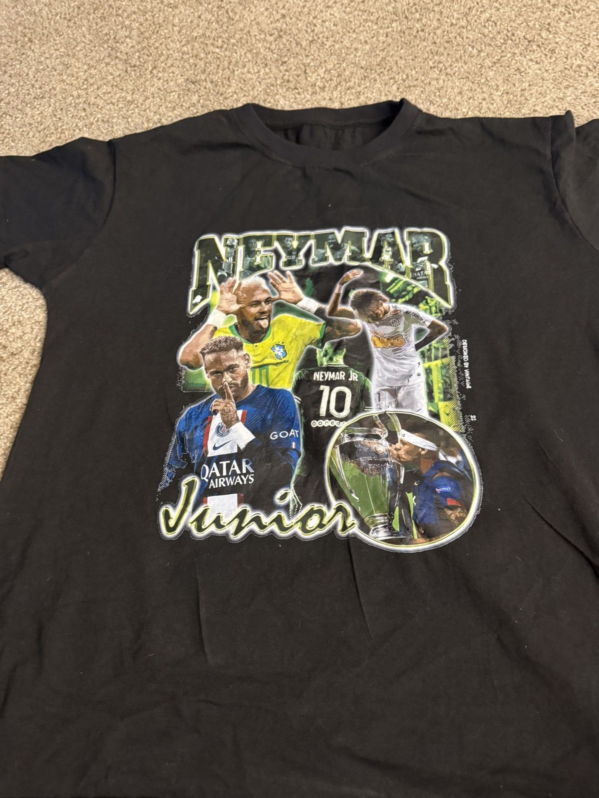 Vintage Neymar Jr Vintage Jersey Size US M / EU 48-50 / 2 - 1 Thumbnail