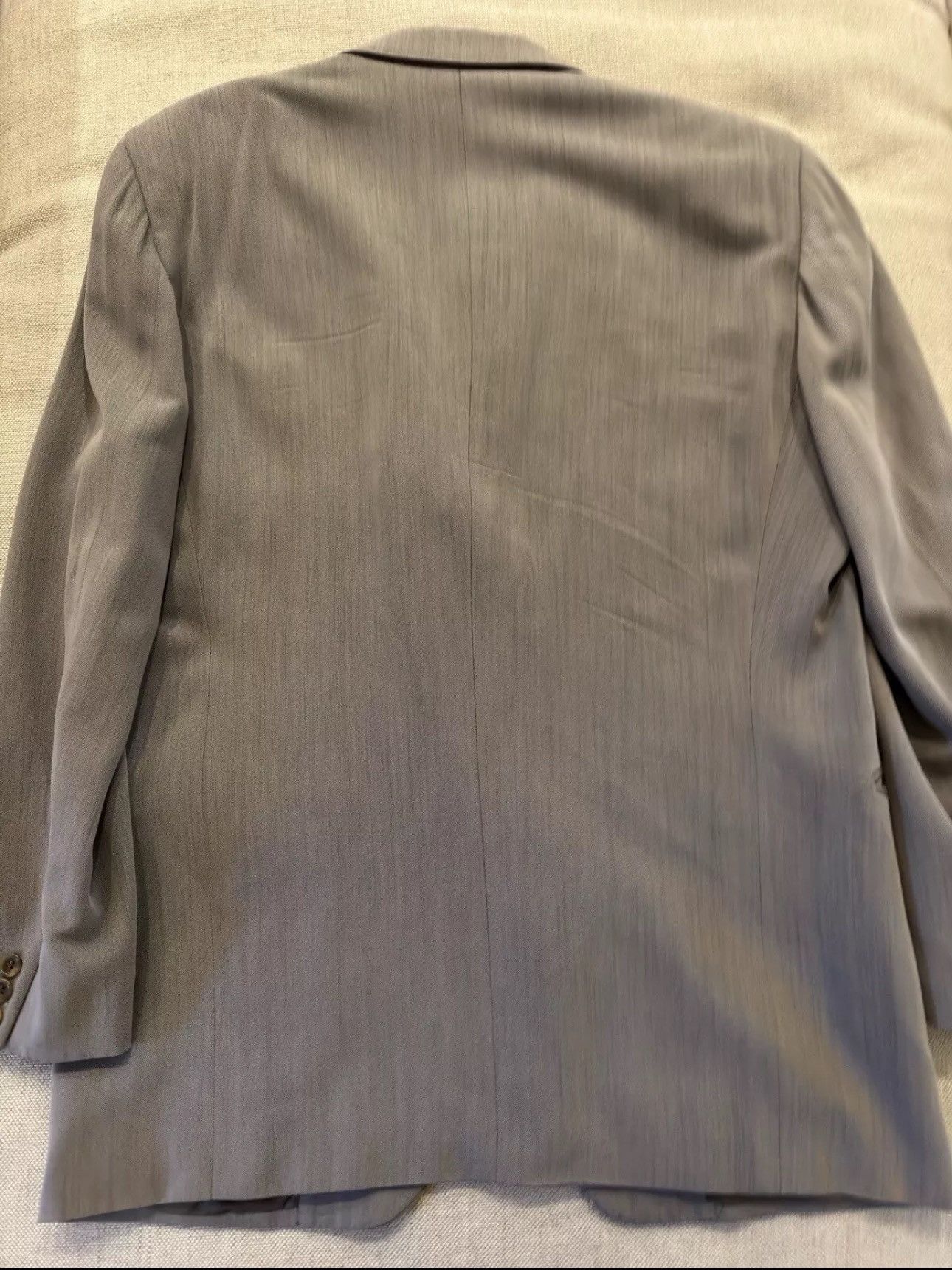 Fendi Fendi Made in Italy Notch Lapel 3 Button Blazer in Grey 42R Size 42R - 4 Thumbnail