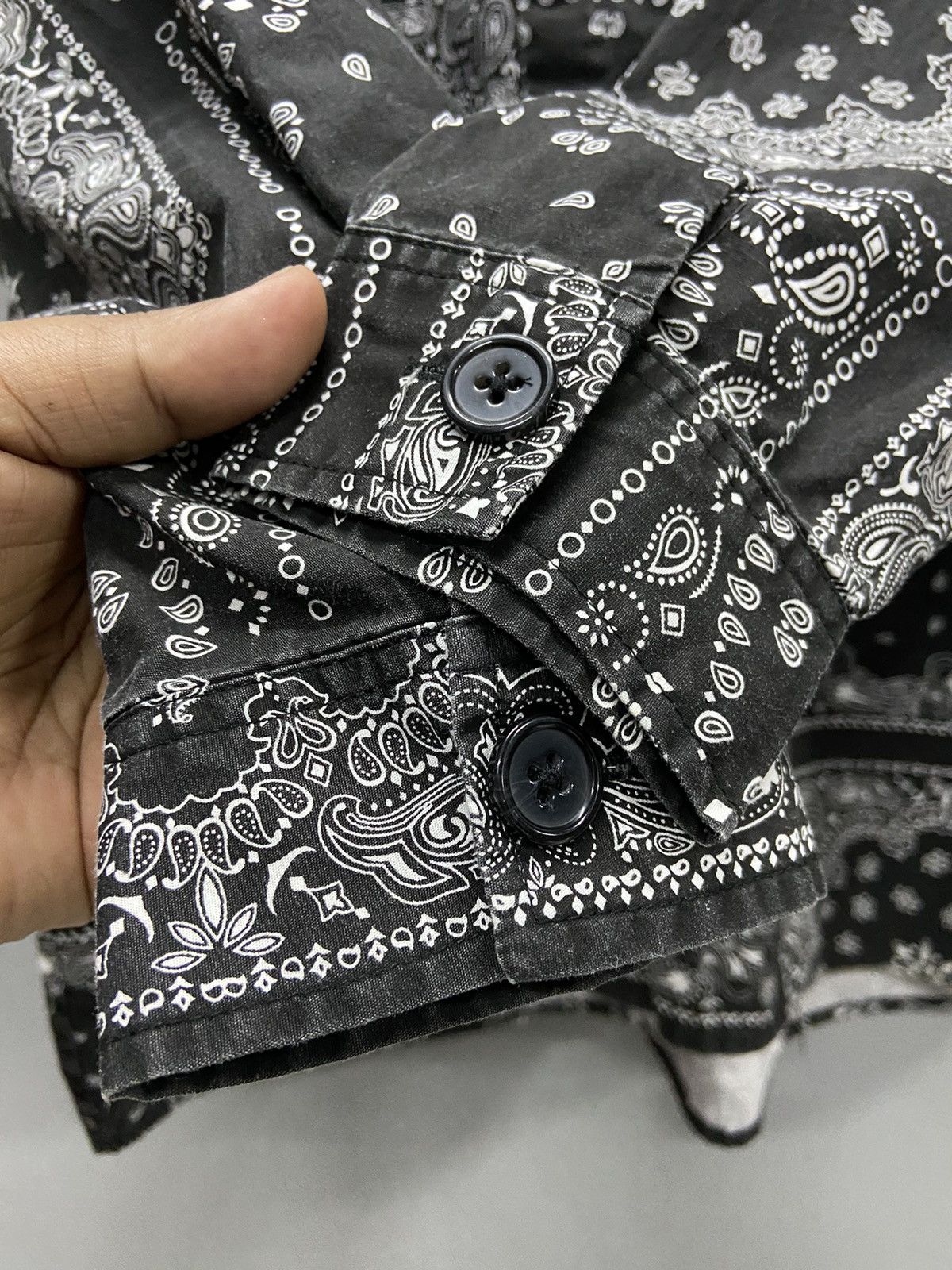Japanese Brand FULL GLOW BANDANA BUTTON UP SHIRT INSPIRED KAPITAL Size US M / EU 48-50 / 2 - 5 Thumbnail
