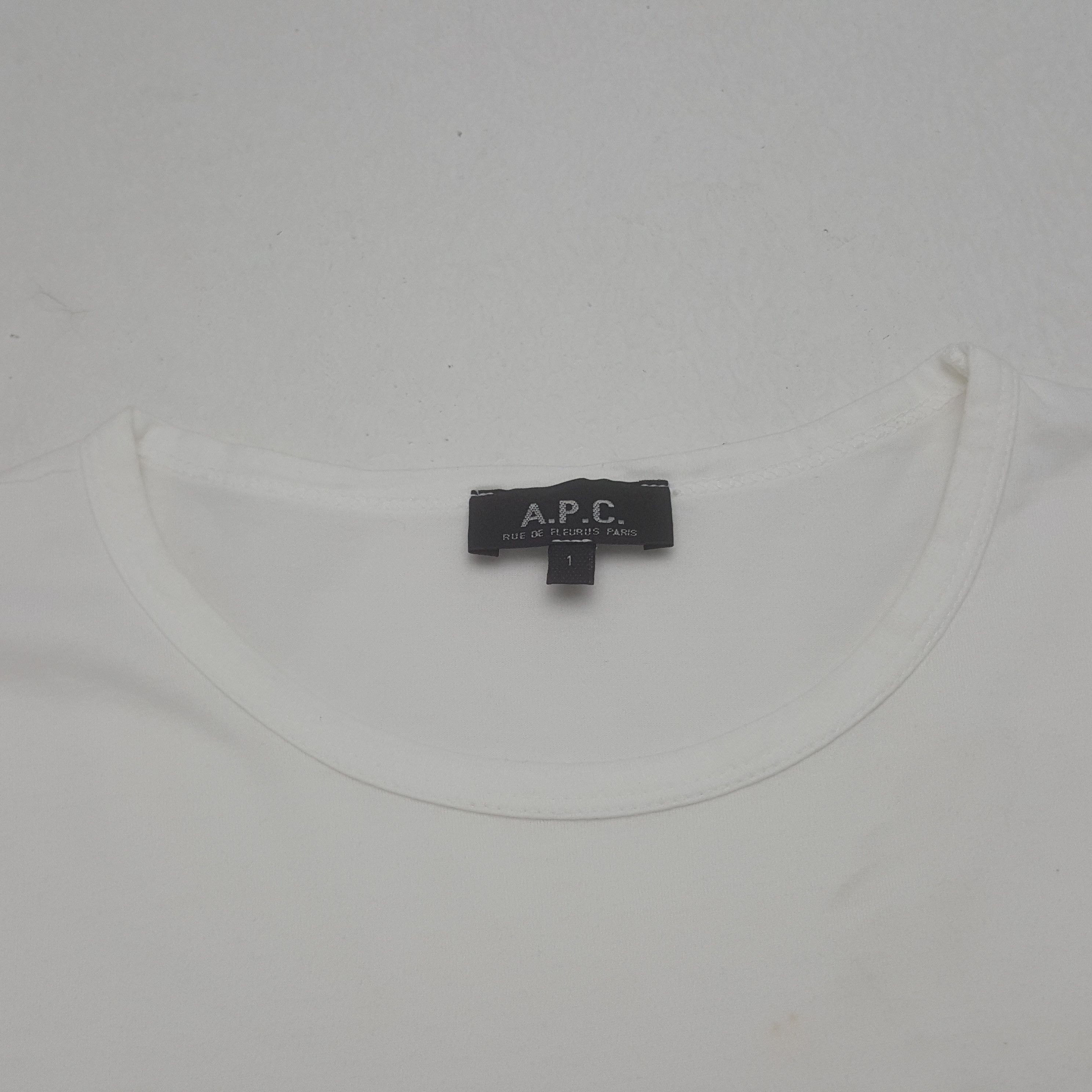 A.P.C. × Japanese Brand × Vintage Vintage A.P.C Japanese Brand Art Work Tshirt Size US M / EU 48-50 / 2 - 4 Thumbnail