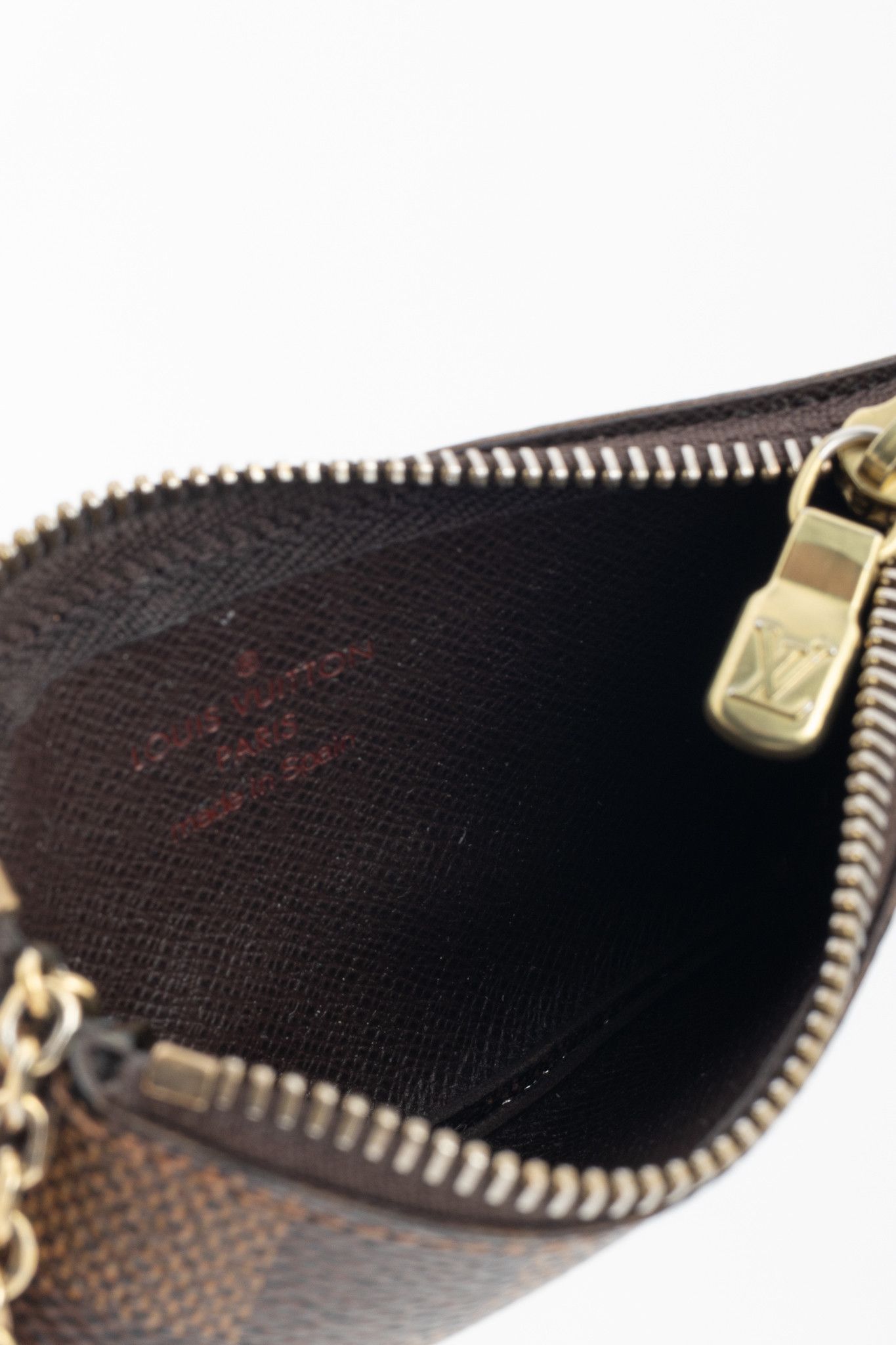 Louis Vuitton Louis Vuitton Damier Ebene Canvas Key Pouch Size ONE SIZE - 6 Thumbnail