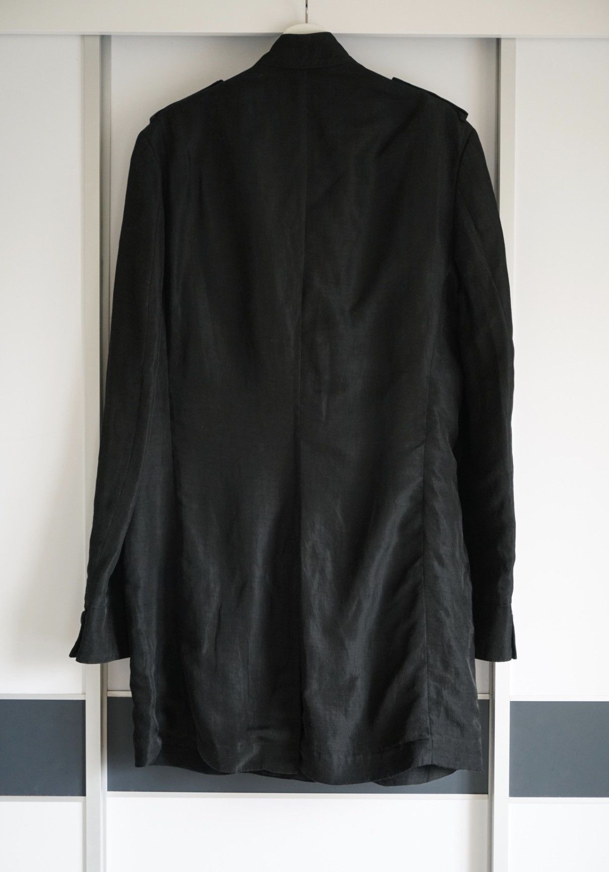 Yohji Yamamoto Yohji Yamamoto 08ss Defeated Soldier Bamboo Fiber Coat K4 Size US XL / EU 56 / 4 - 2 Thumbnail