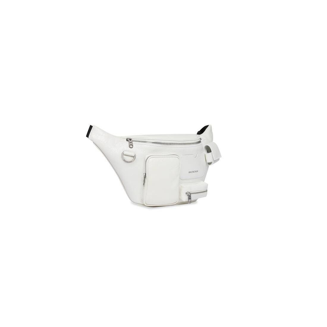 Balenciaga o1srvl11e0925 Size: OS / Superbusy Beltpack in White Size ONE SIZE - 4 Thumbnail
