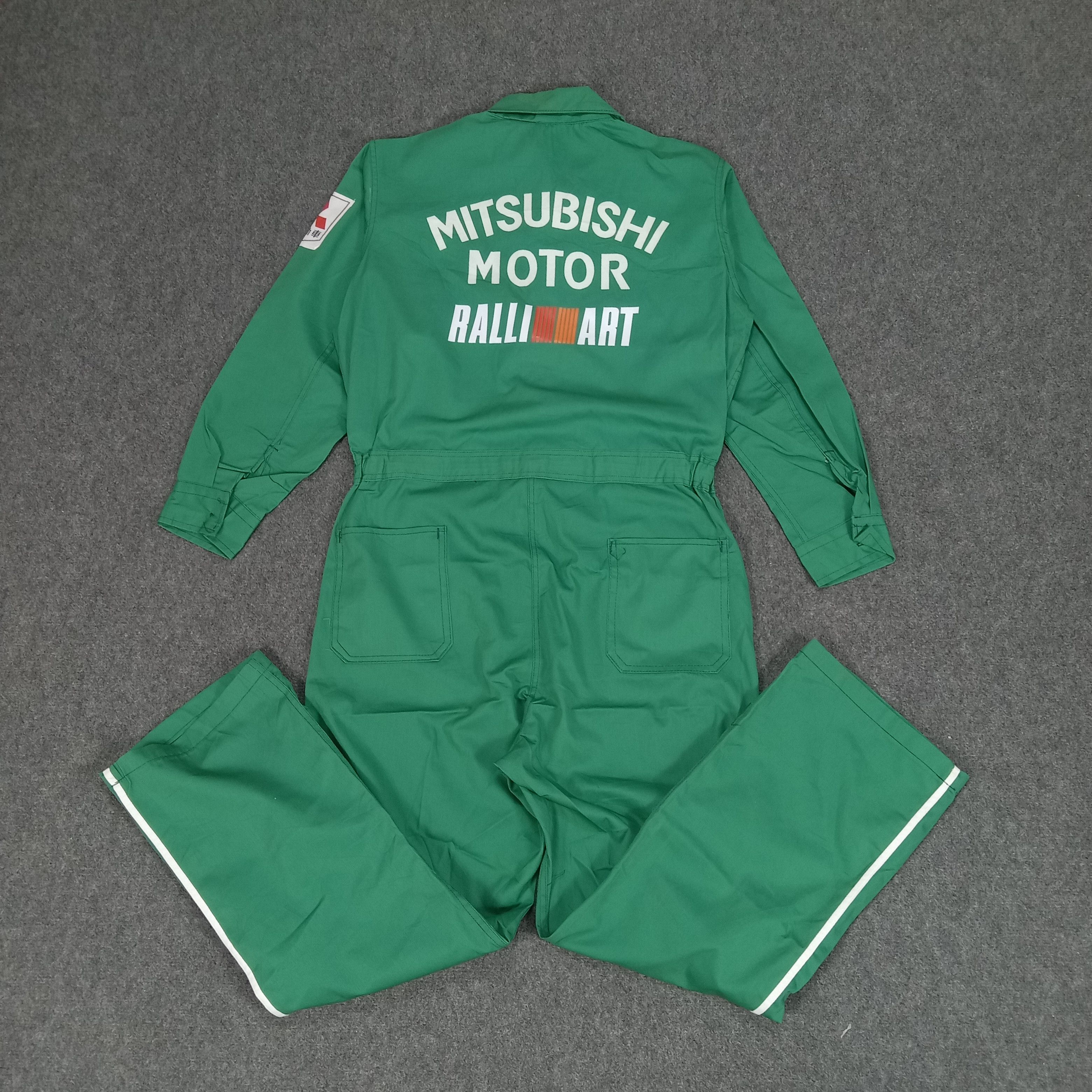 Japanese Brand × Vintage Mitsubishi Motor Ralli Art Japanese Coverall Jacket Size US M / EU 48-50 / 2 - 1 Thumbnail