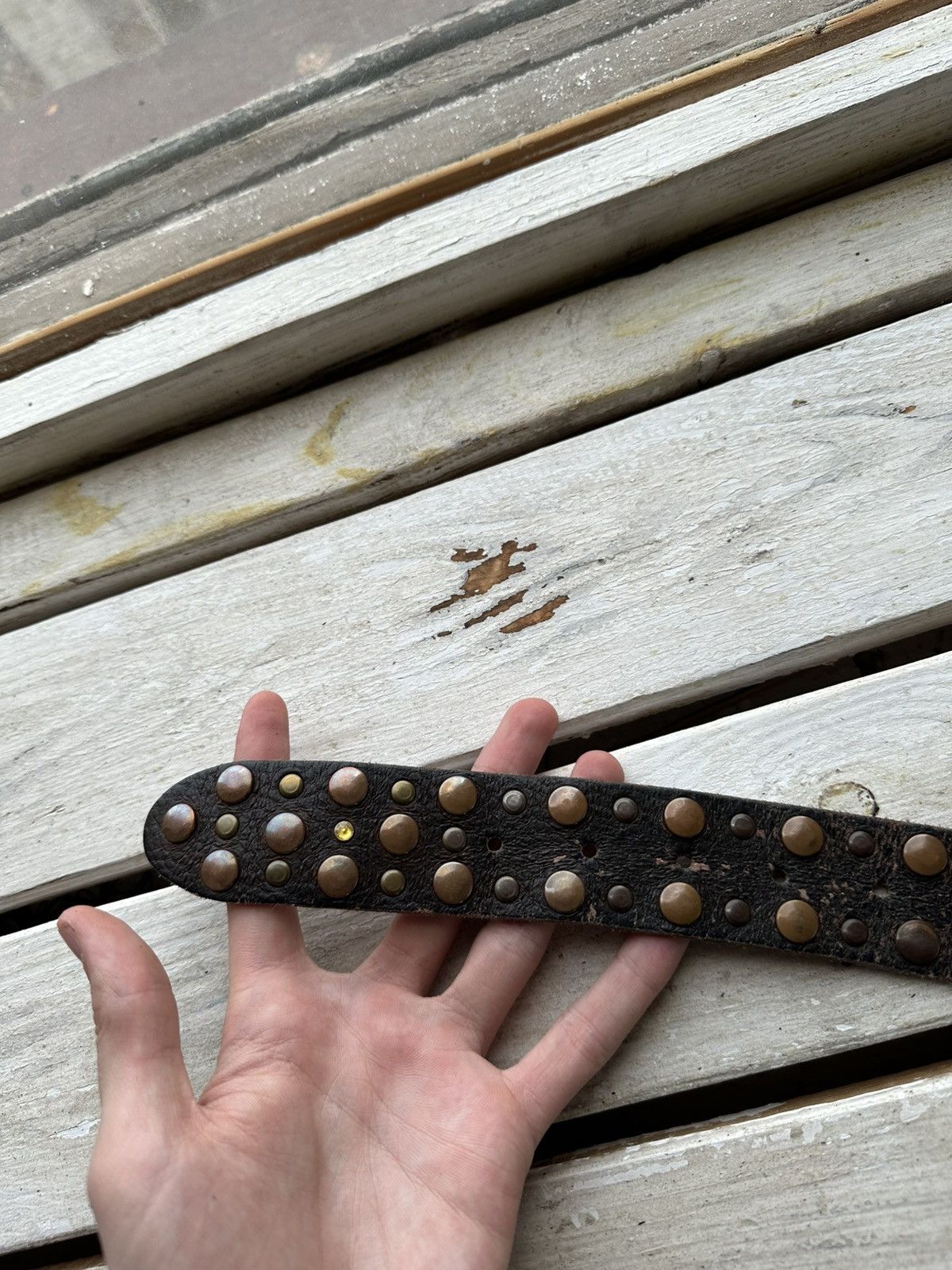 Other 🚨Vintage Crazy Metal Belt Drip Japanese Hype bb Simon Size ONE SIZE - 10 Thumbnail