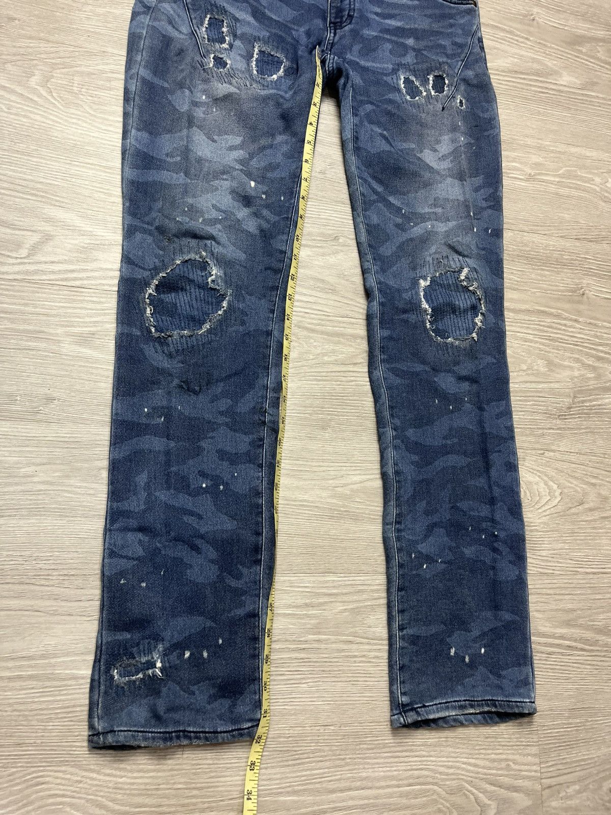 Number (N)ine Number Nine x 1PIU1UGUALE3 Distressed Pants Size US 32 / EU 48 - 12 Thumbnail