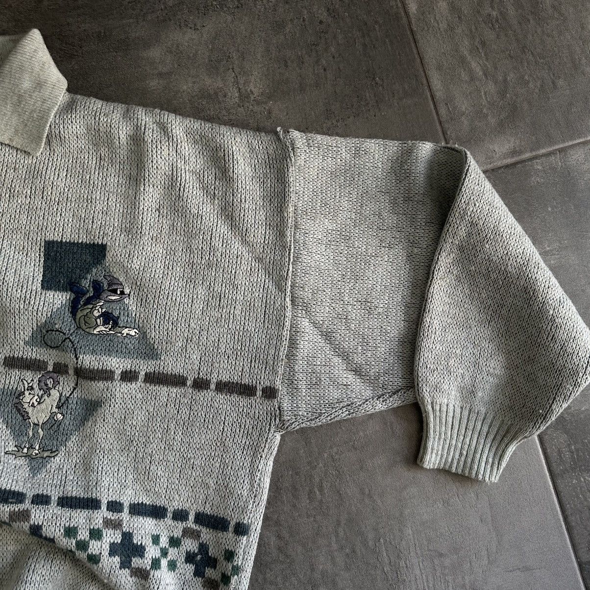 Japanese Brand × Vintage Vintage Japanese Style Knit Sweater Y2K Cartoon 00s USA Size US XL / EU 56 / 4 - 4 Thumbnail