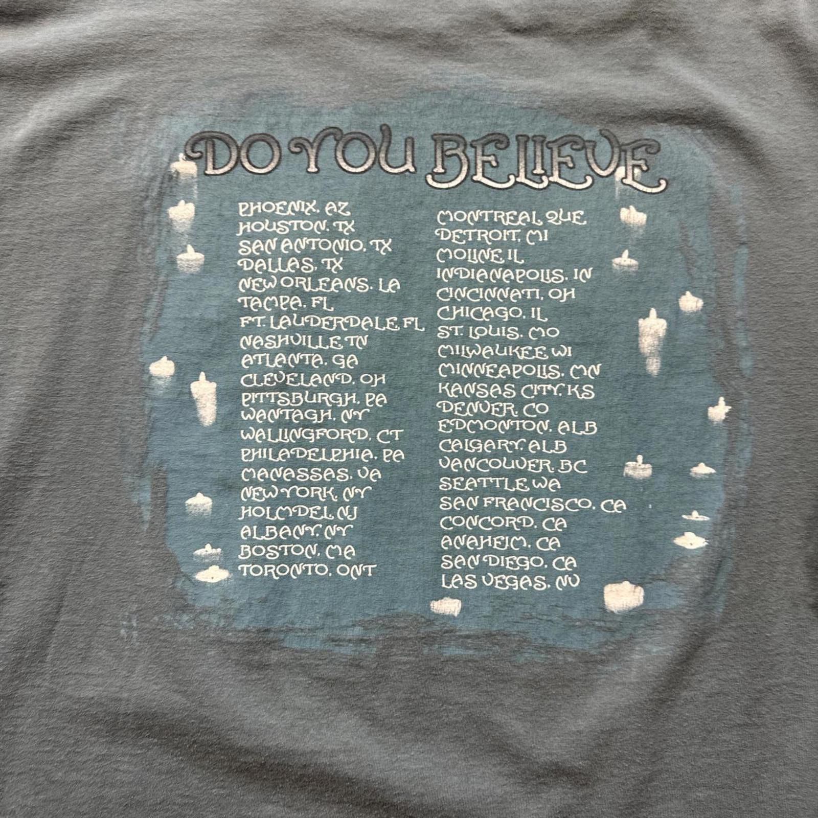 Tultex Cher "Do You Believe" 90’s Tour Vintage T-Shirt Giant Tultex Size US L / EU 52-54 / 3 - 4 Thumbnail