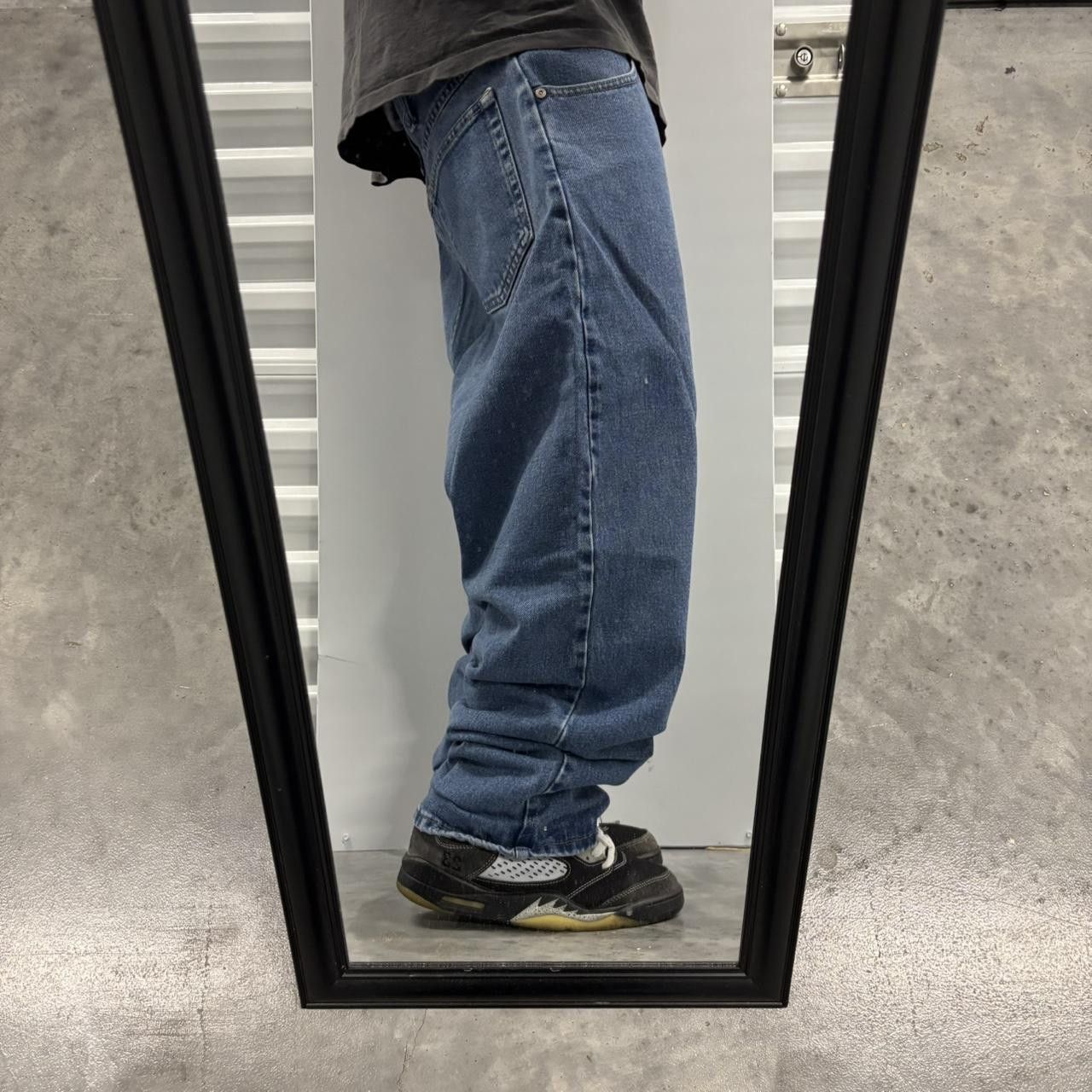 Japanese Brand × Vintage Crazy Vintage Y2K/2000s Blue Wash Essential Denim Jeans! Size US 36 / EU 52 - 2 Thumbnail