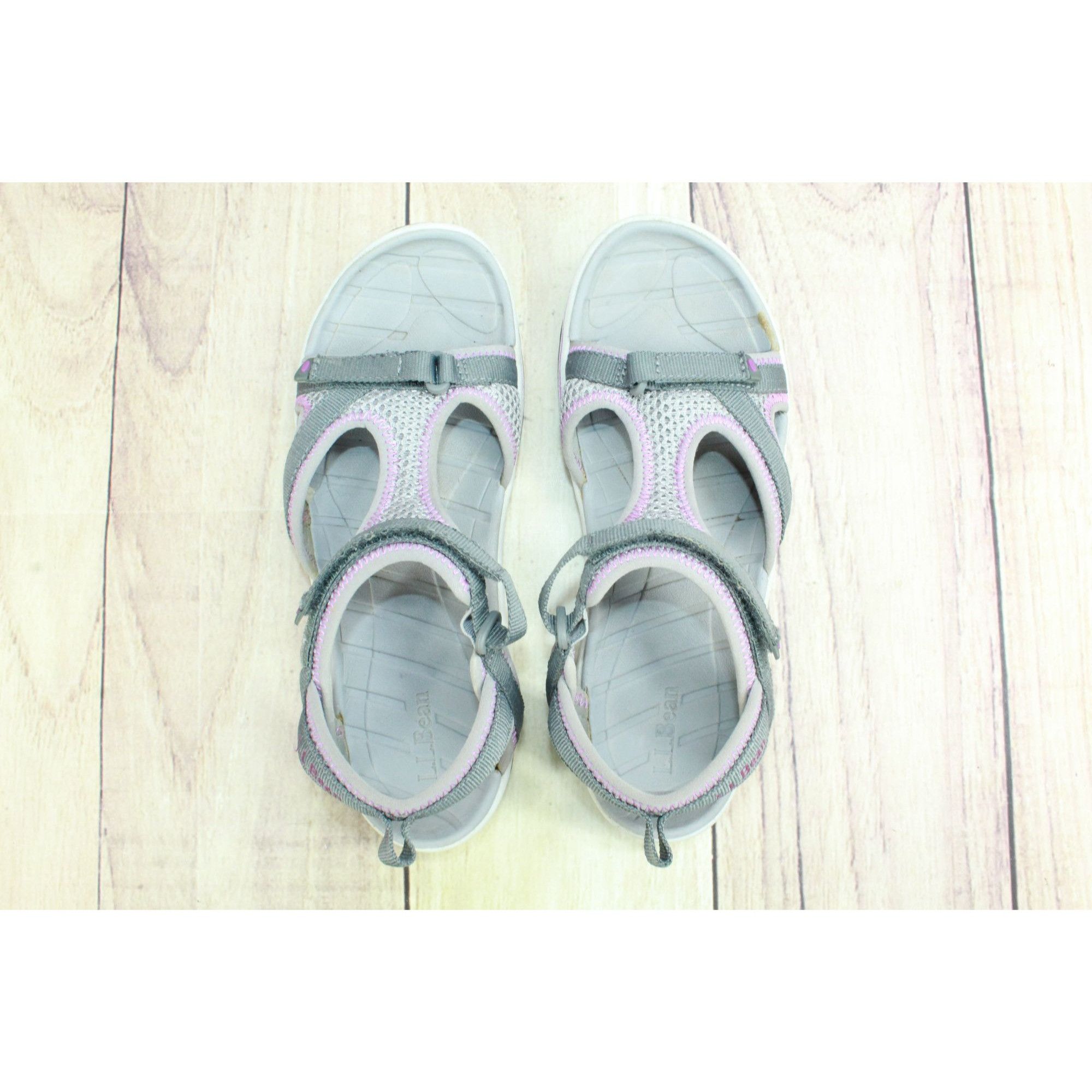 L.L. Bean LL Bean Nylon Hook & Loop Adjustable Strap Sports Sandals Size US 7 / IT 37 - 7 Thumbnail