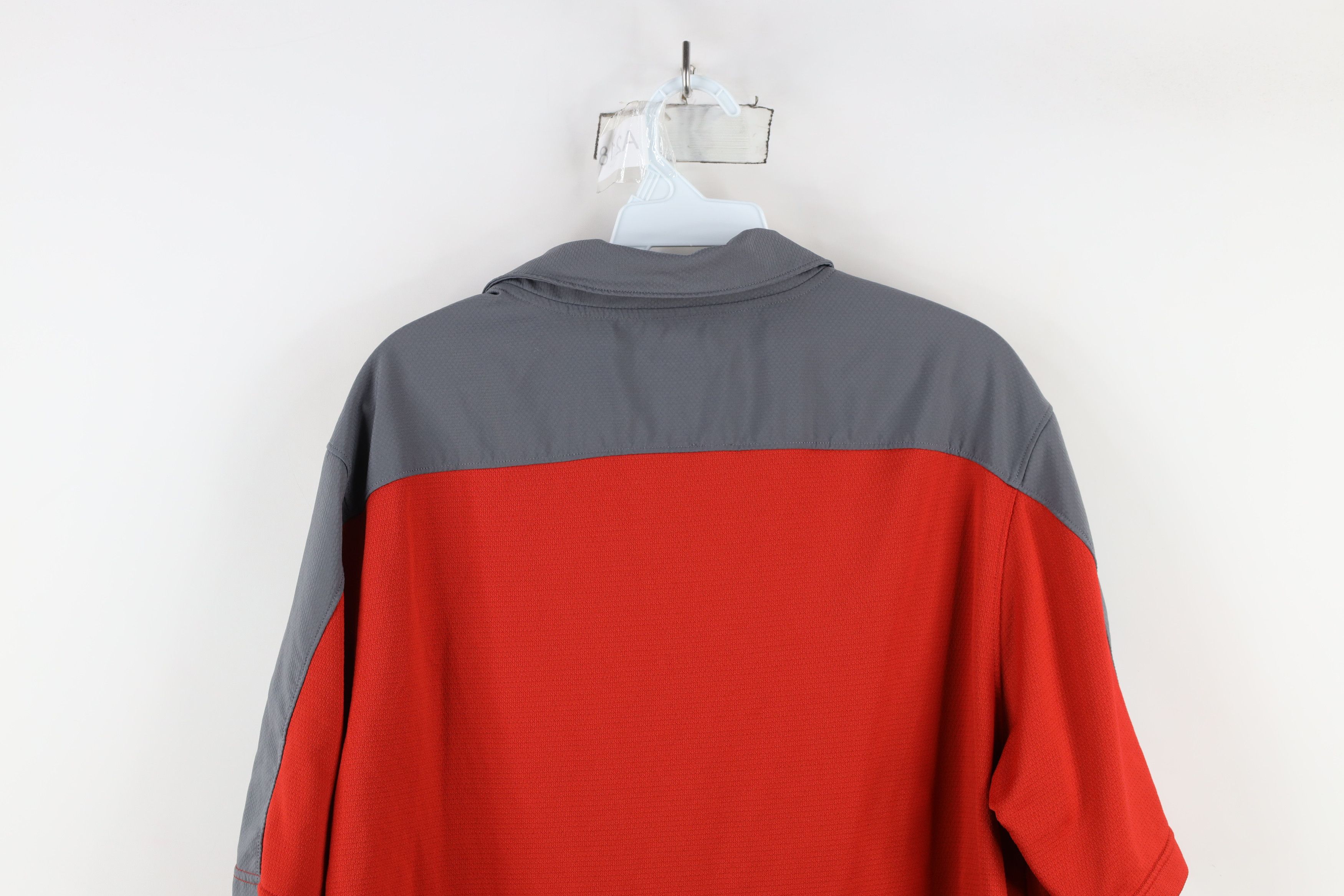Nike × Vintage Vintage Nike ACG Travis Scott Mini Swoosh Half Zip Polo Size US L / EU 52-54 / 3 - 11 Thumbnail