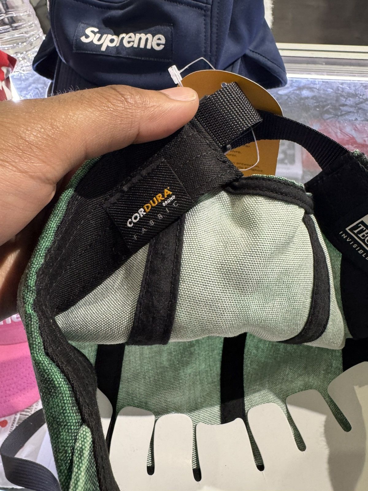 Supreme Supreme Washed Cordura Camp Cap (FW22) Dark Green Size ONE SIZE - 5 Thumbnail