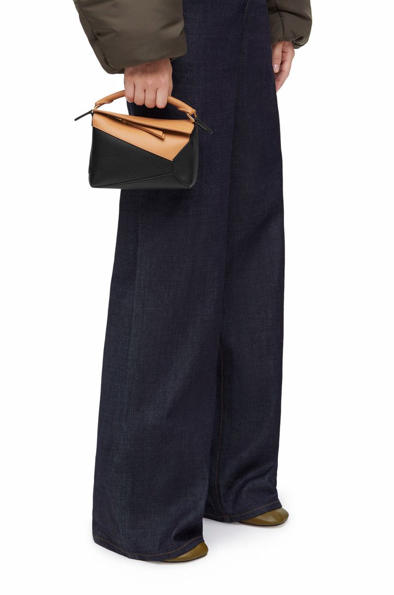 Loewe o1in1g0426 Size: OS / Mini Puzzle Bag in Brown/Black Size ONE SIZE - 2 Thumbnail