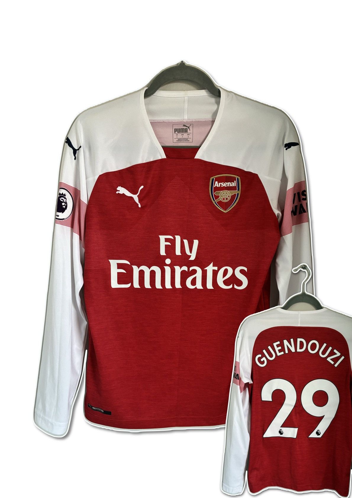Puma Puma Arsenal Guendouzi Jersey football tee soccer Longsleeve Size US S / EU 44-46 / 1 - 1 Thumbnail